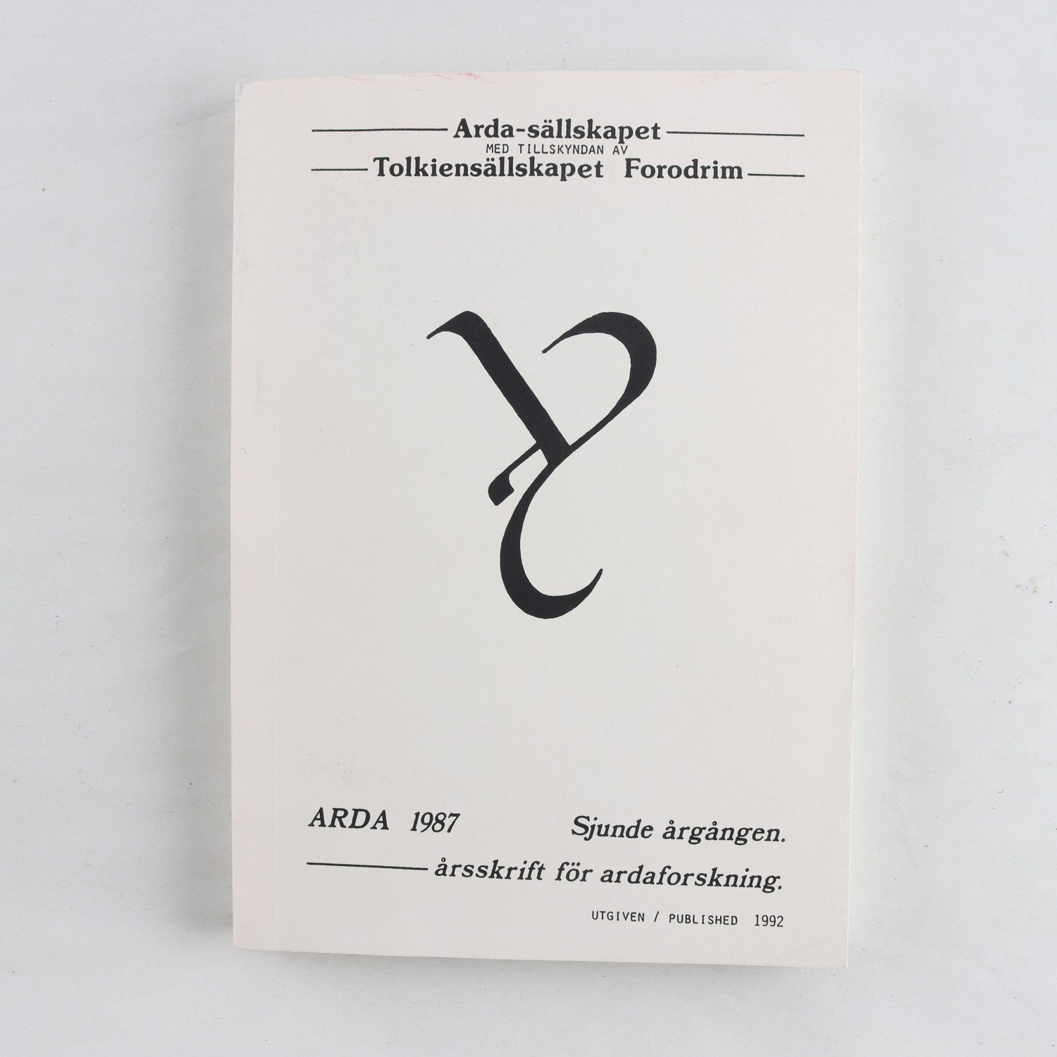 ARDA 1987, med supplementregister till En Tolkienbibliografi