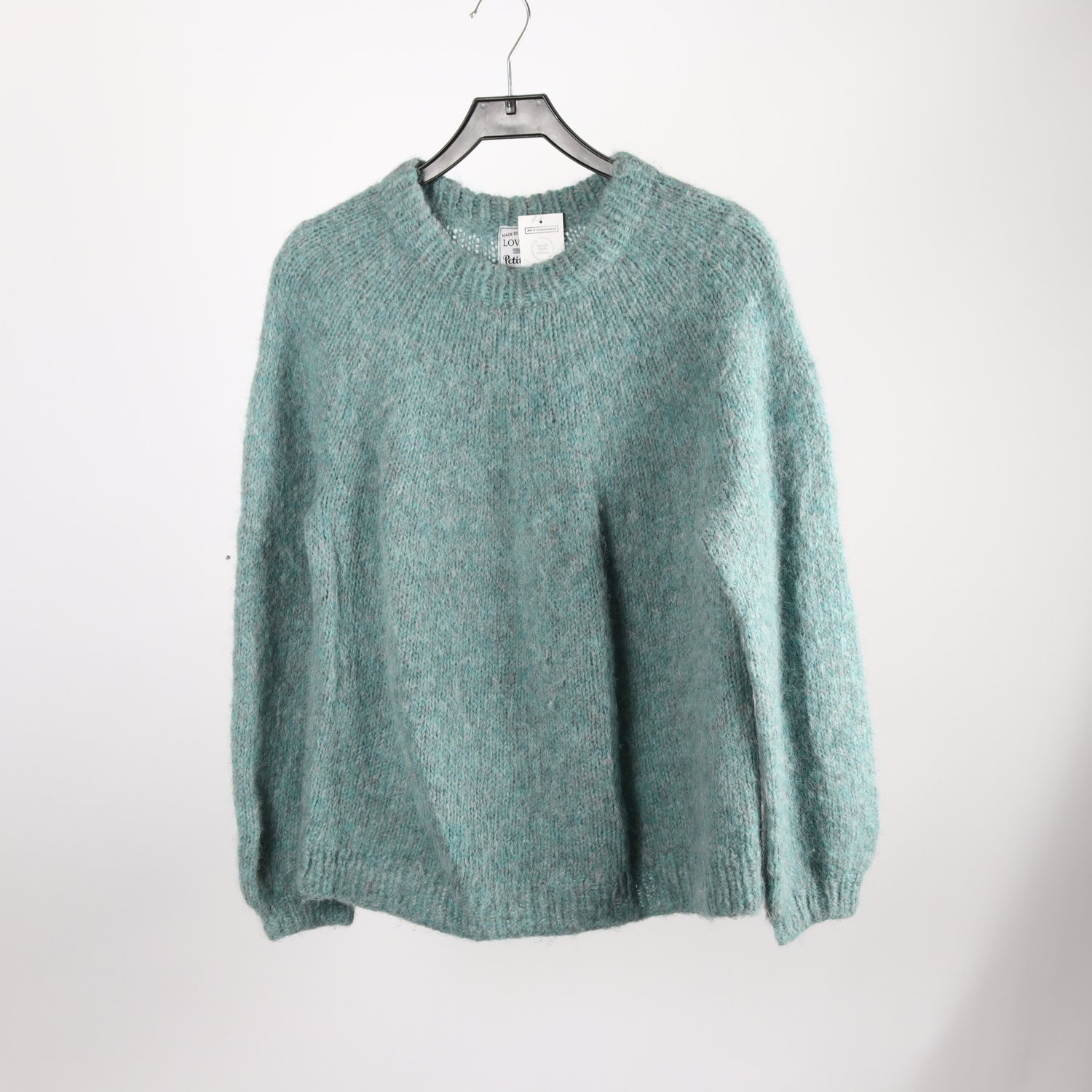 Tröja, Petite Knit, turkos, stl. (M)