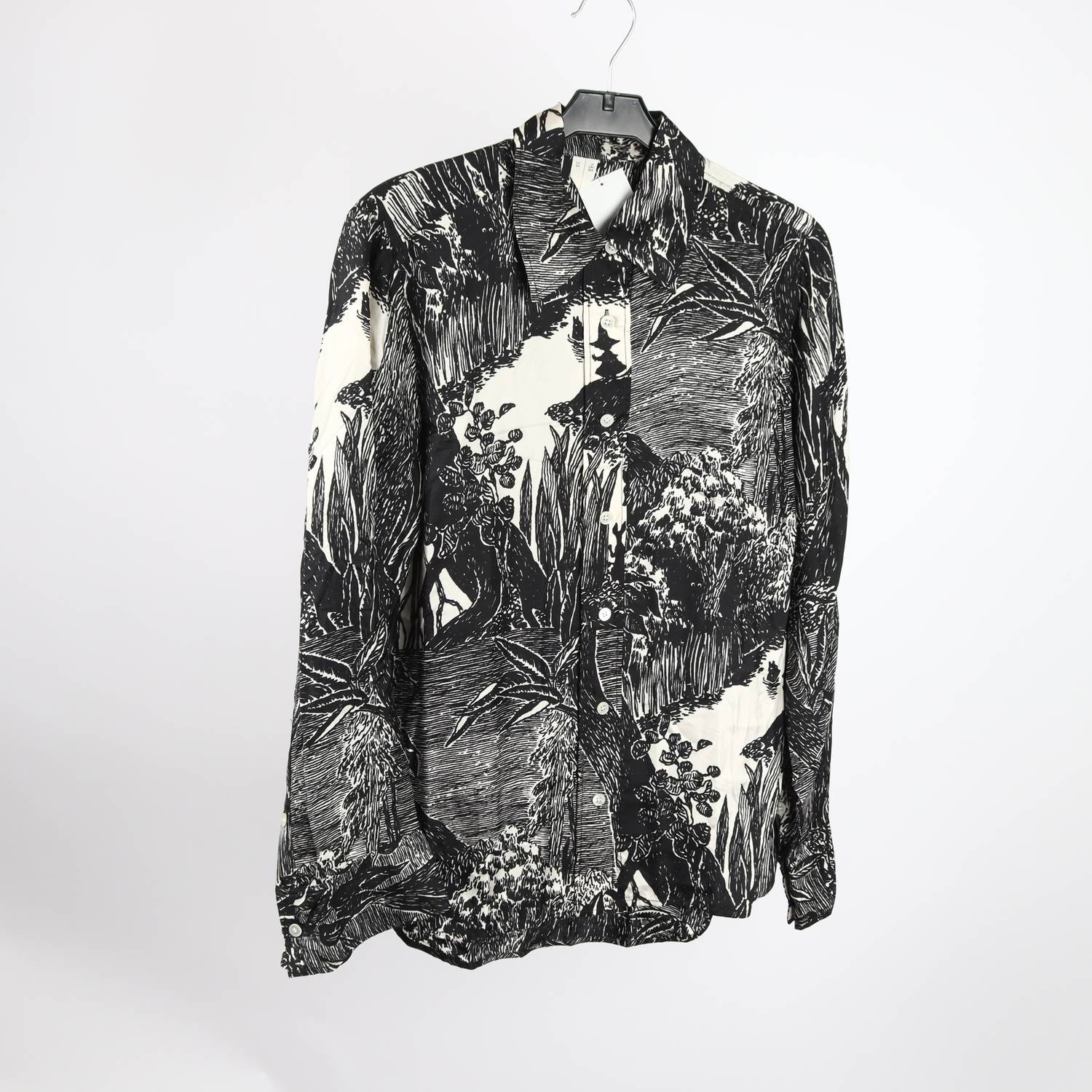 Blus, Arket, mönstrad, stl. 34