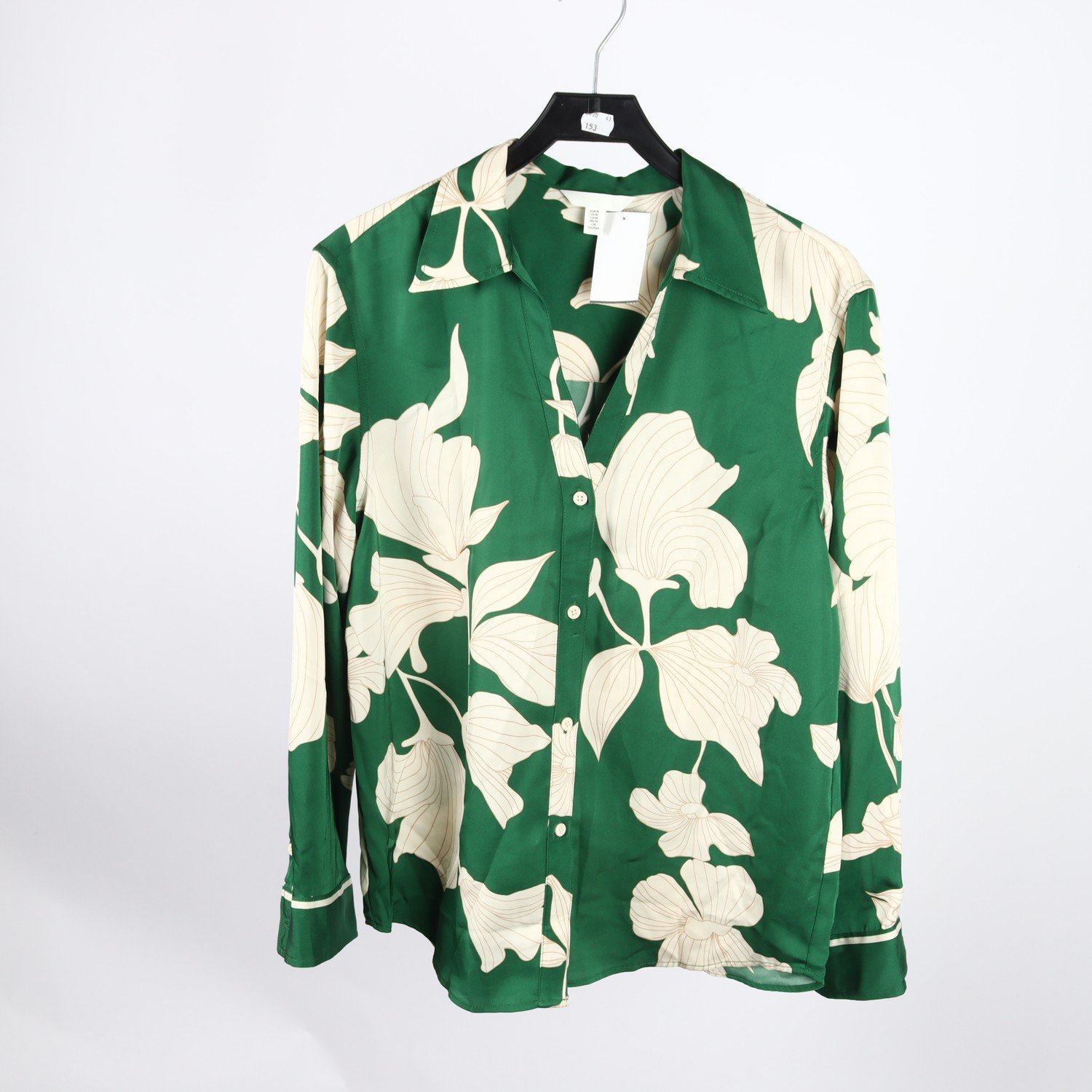 Blus, H&M, mönstrad, stl. M