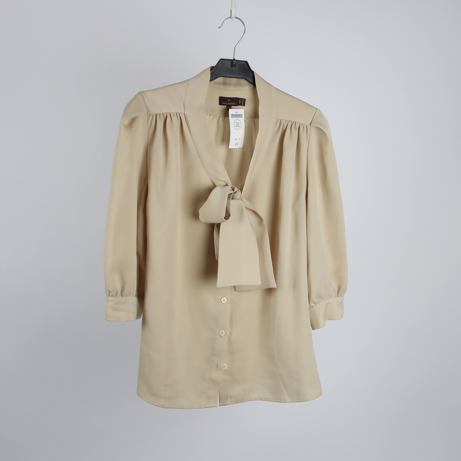 Blus, Mulberry, beige, stl. 38