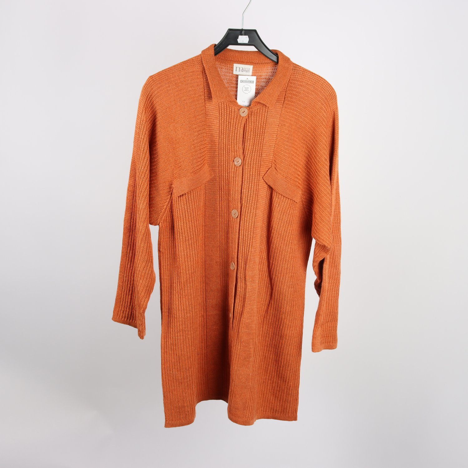 Kofta, Maria Maruschka Sweden, tegelröd, stl. (L/XL)