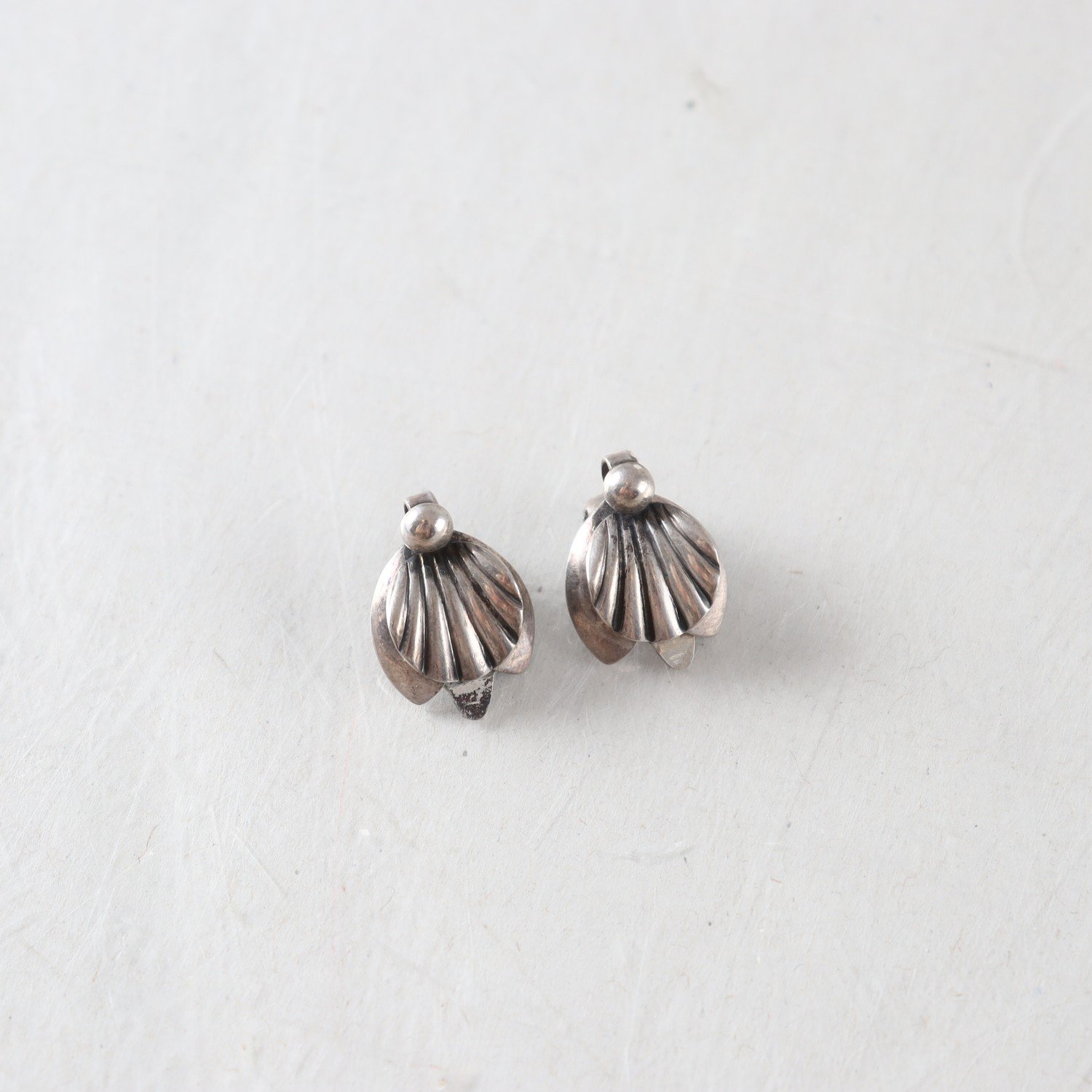 Örhängen, Silver, Clips, Vikt: 4g