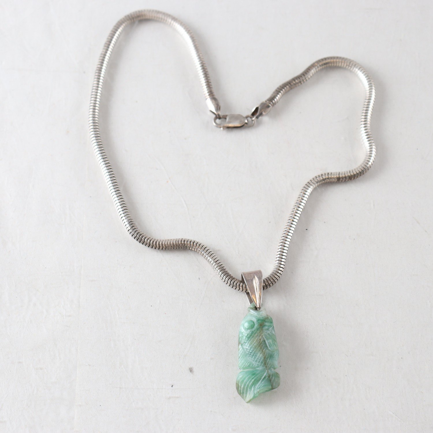 Halsband & Hänge, Silver, Sten, Brv: 30,2g
