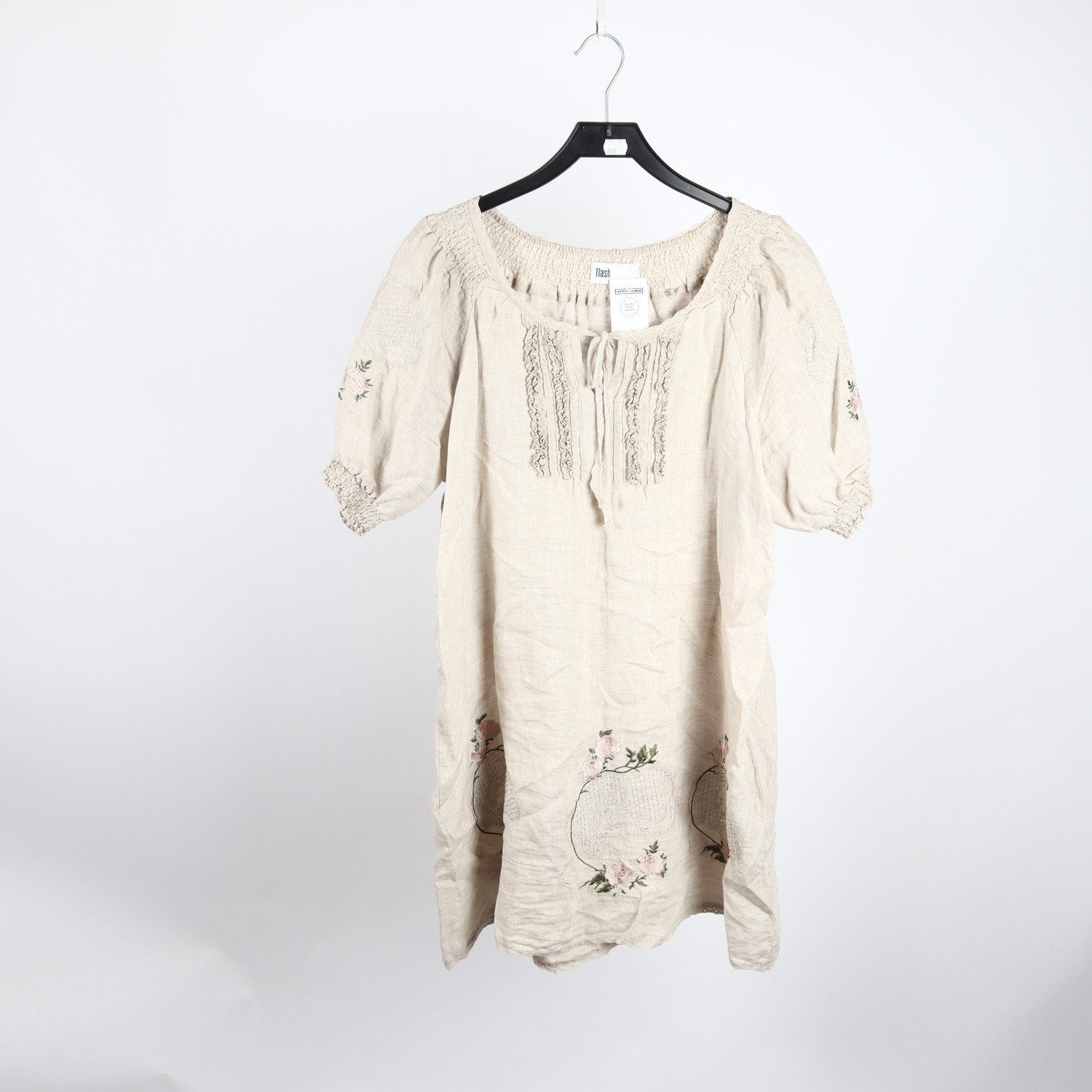 Klänning, Flash, beige, stl. M