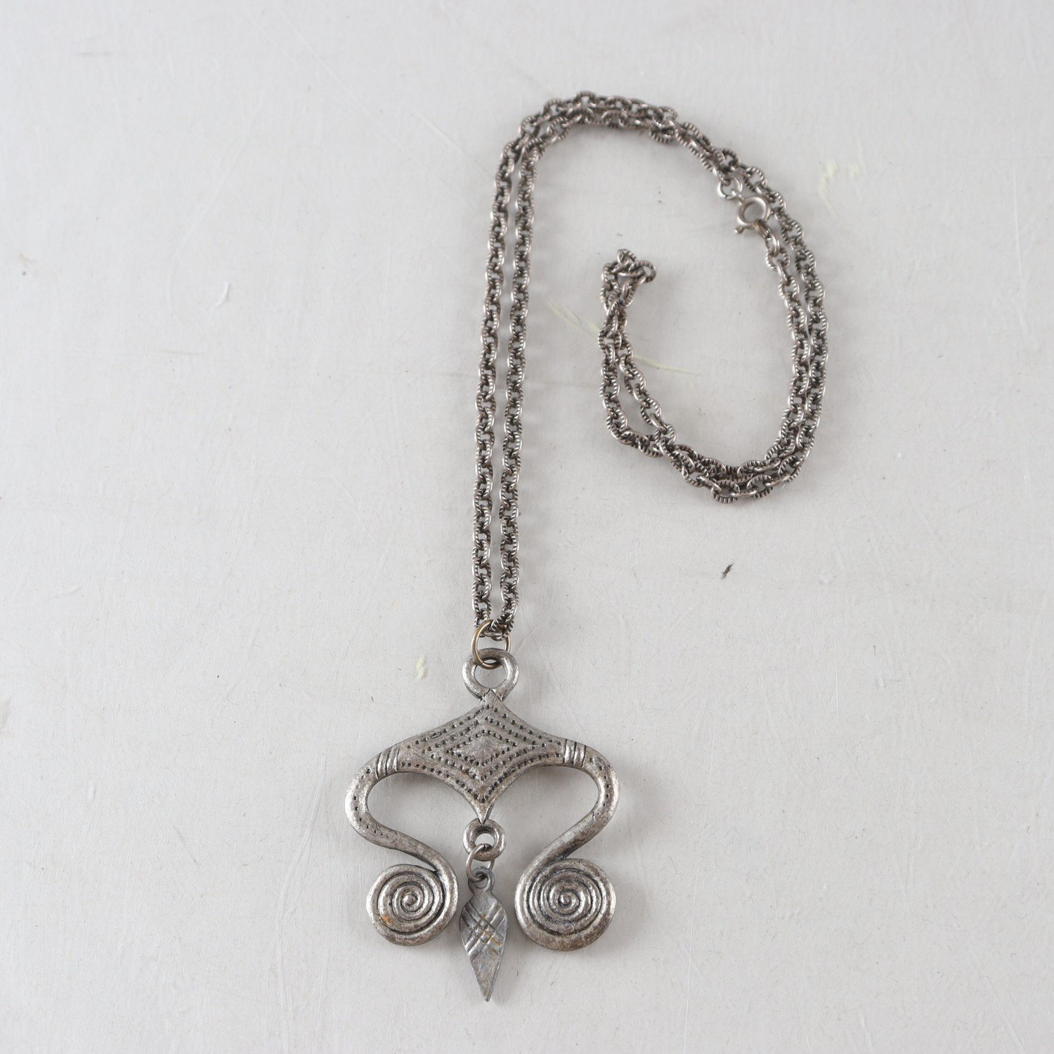 Halsband & Hänge, Silver, Vikt: 40,6g