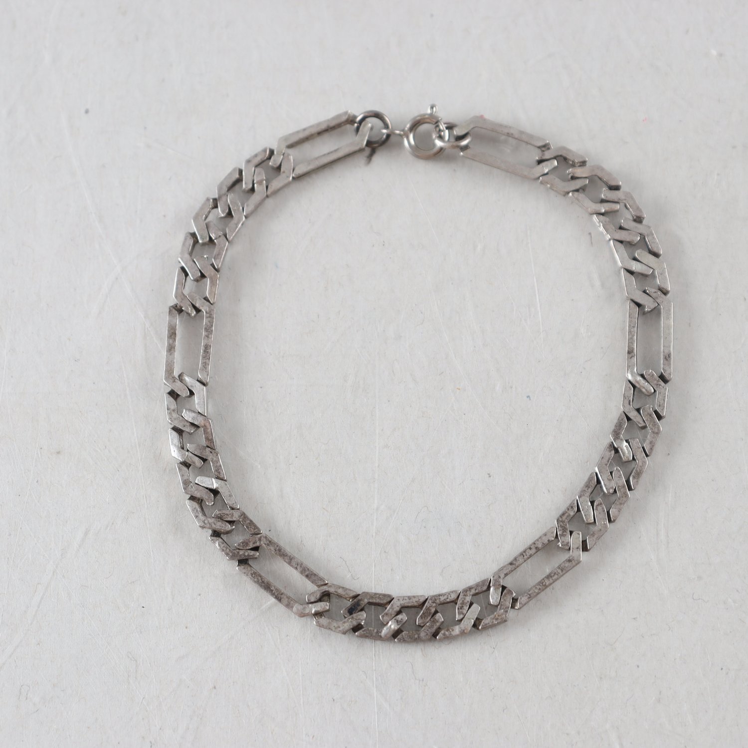 Armband, Silver, Manglad Figaro, Vikt: 9g