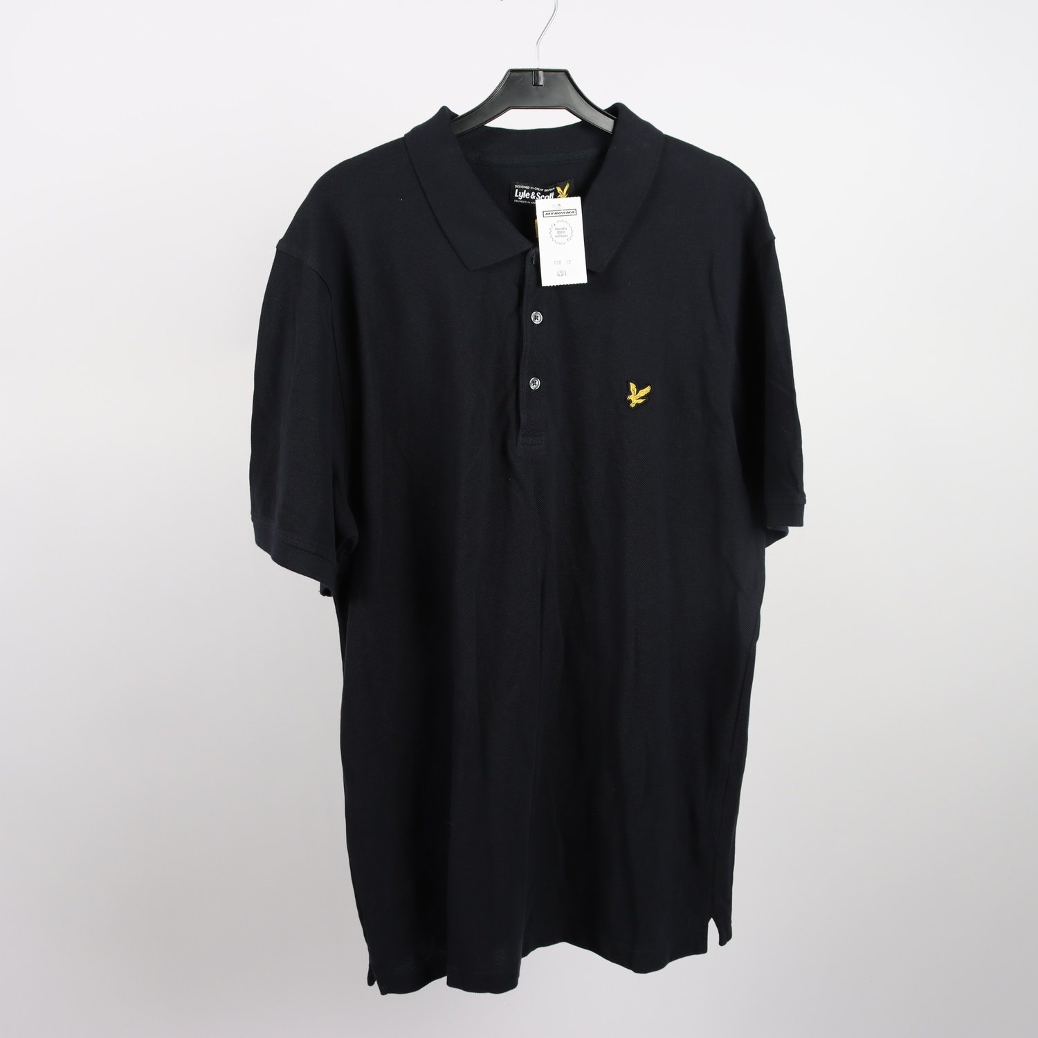 Pikétröja, Lyle & Scott, marinblå, stl. XXL