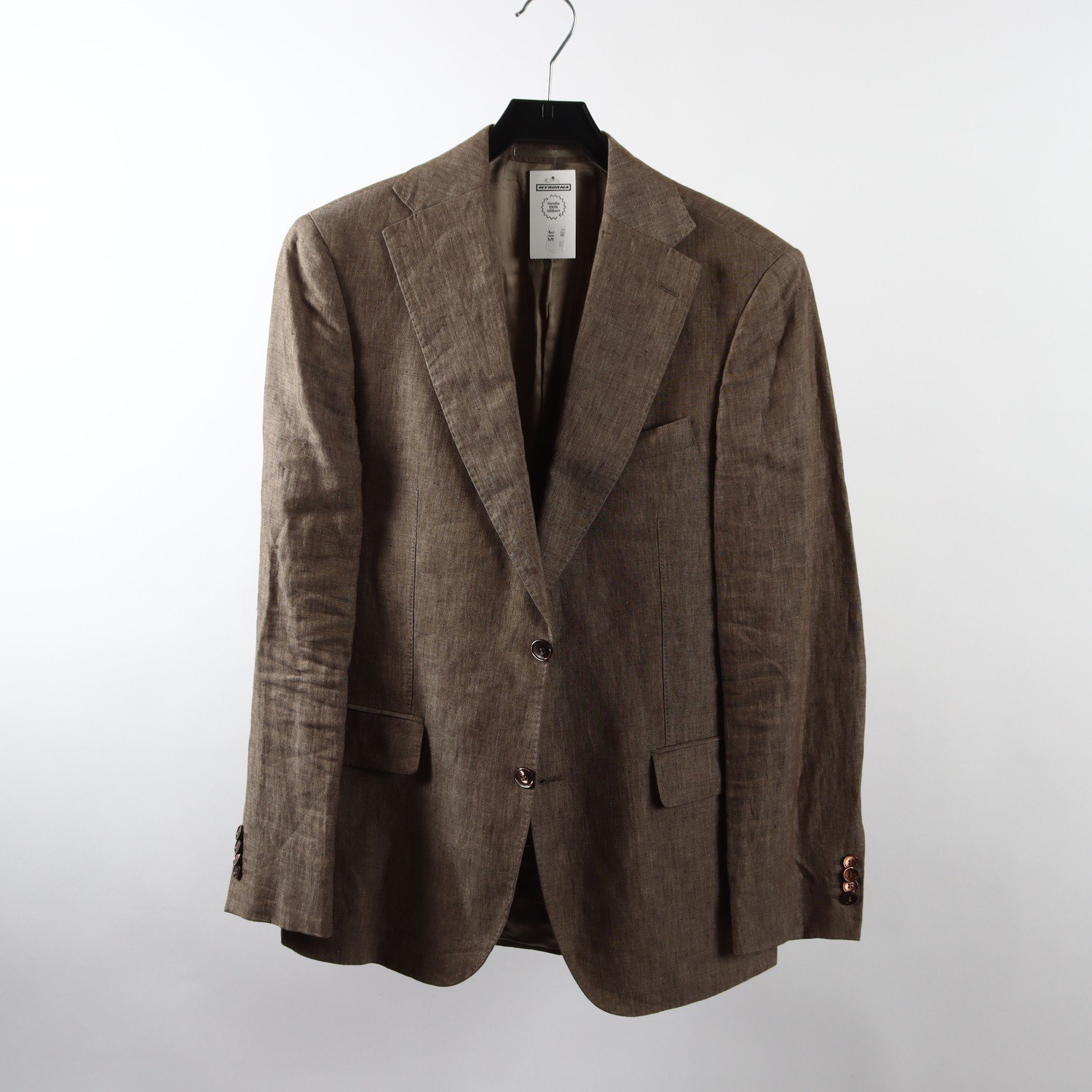 Kavaj, Cavaliere, beige, lin, stl. 48
