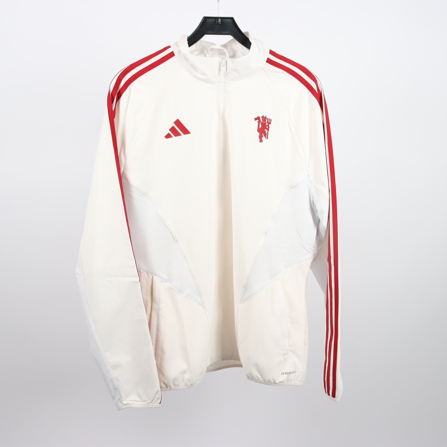 Sportjacka, Adidas Manchester United, vit, stl. L