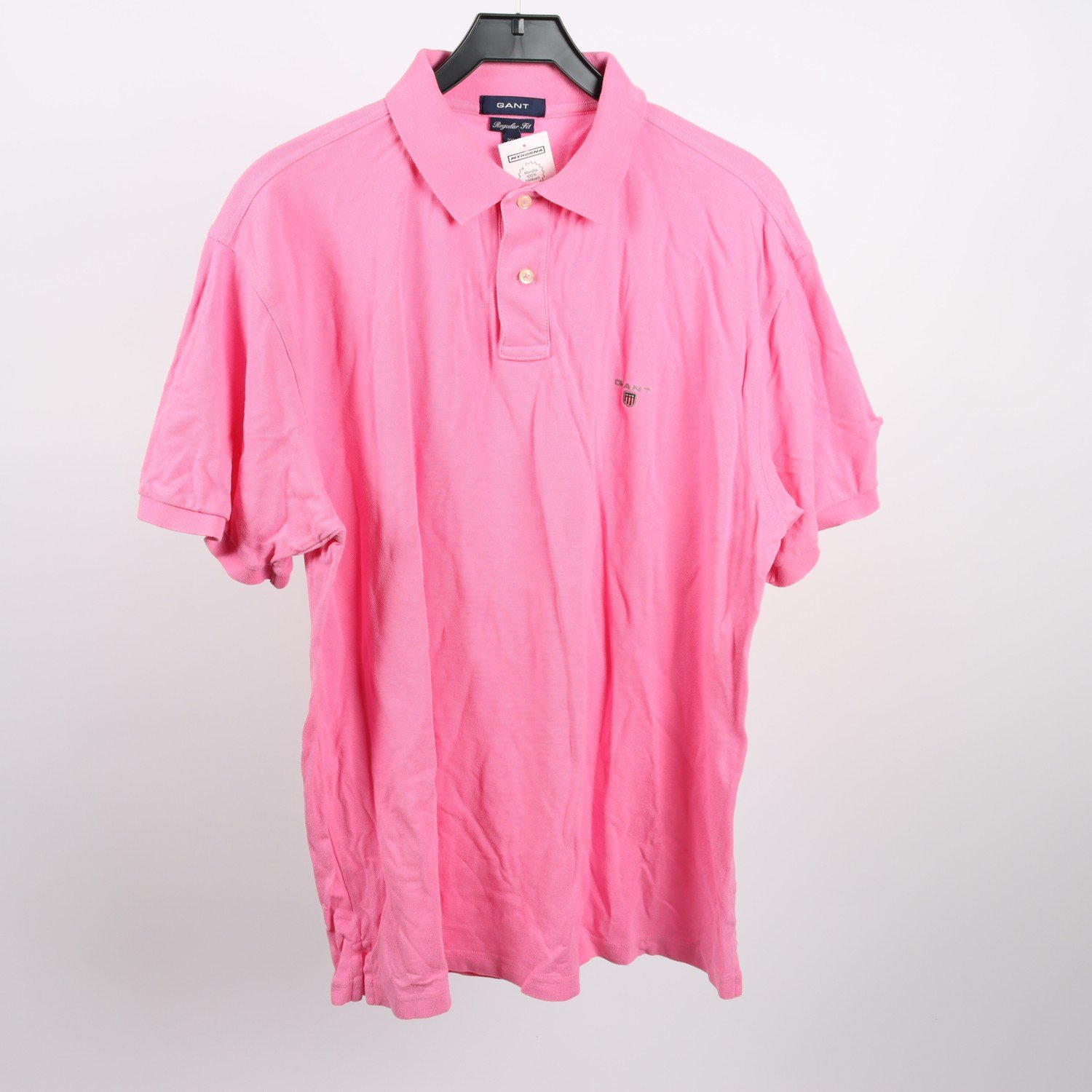 Pikétröja, Gant, rosa, stl. 2XL