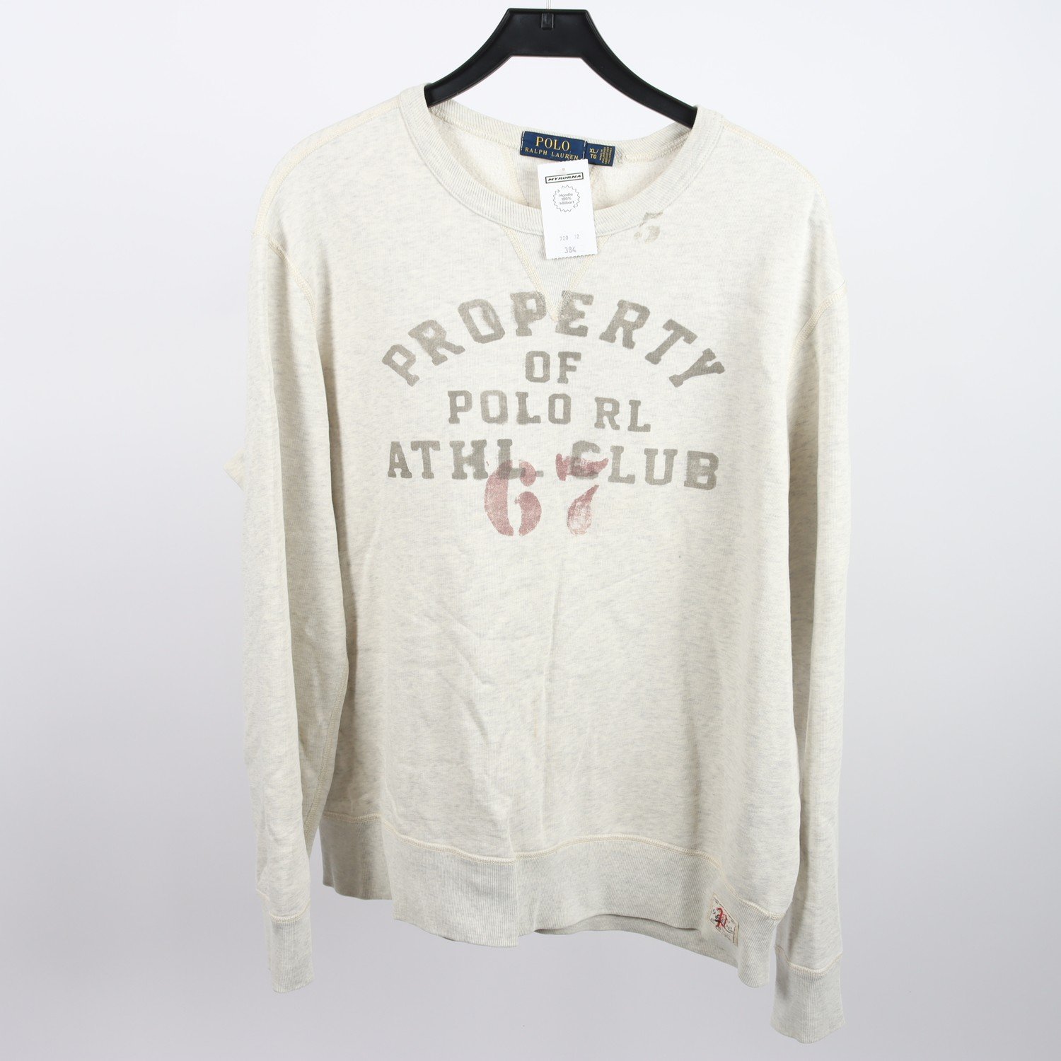 Tröja, Polo Ralph Lauren, beige grå, stl. XL