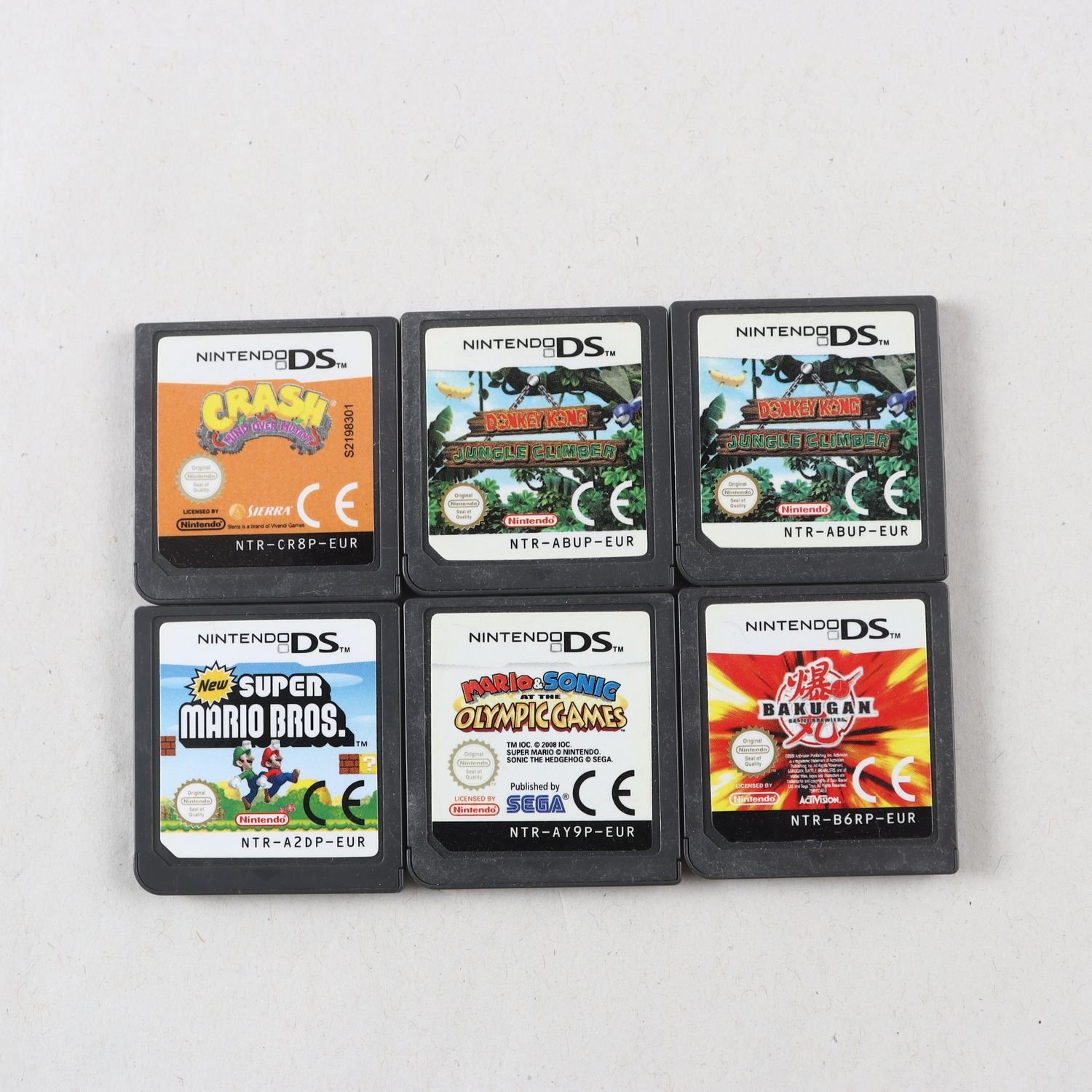 Spel, Nintendo DS, 6st blandat.