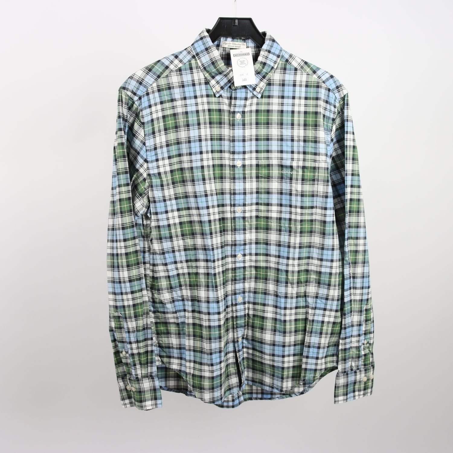 Skjorta, Gant, rutig, stl. 39/40 (M)