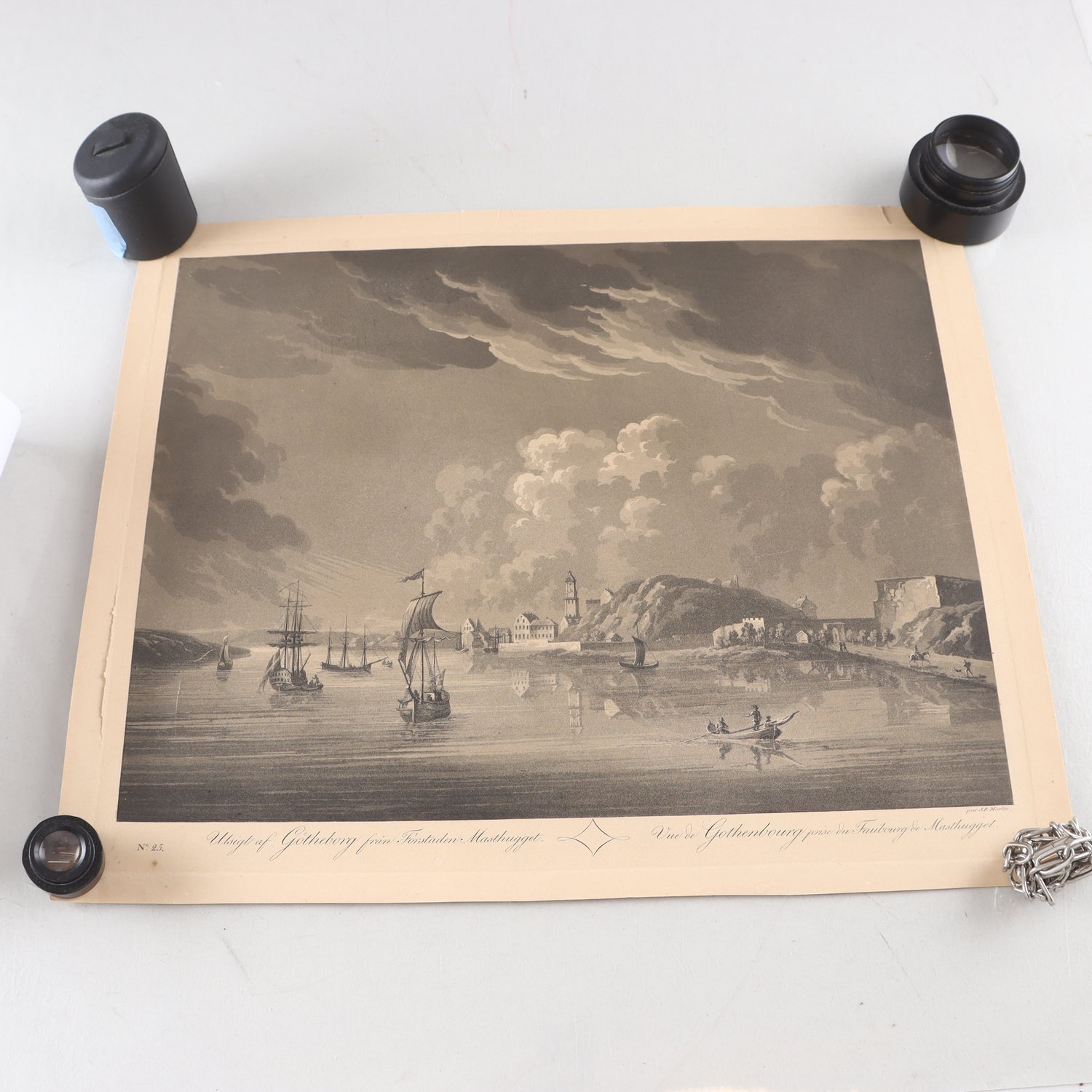 Tryck, J. F Martin, 1800-tal. Samfraktas ej.