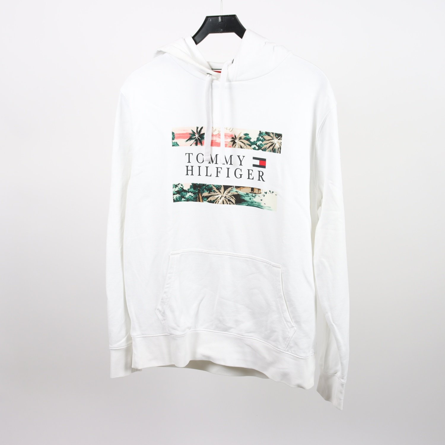Hoodie, Tommy Hilfiger, vit, stl. L