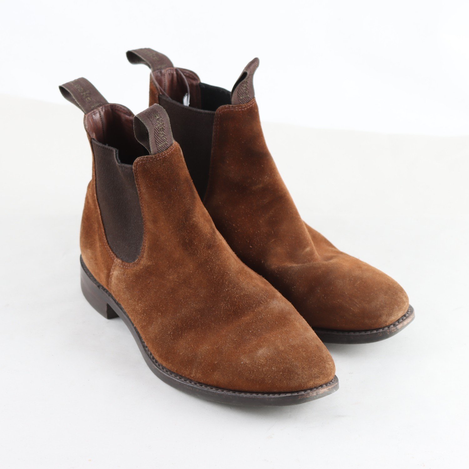 Chelsea boots, Loake, mocka, stl. 40,5