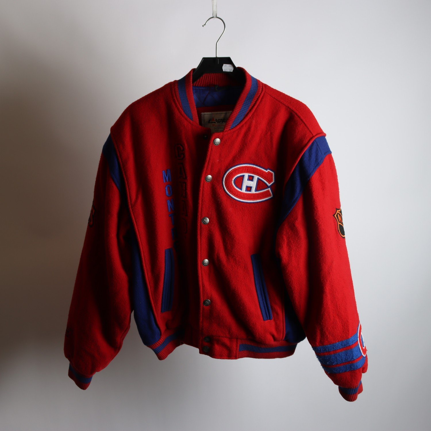 Jacka, NHL Canadiens, vintage varsity, stl. M