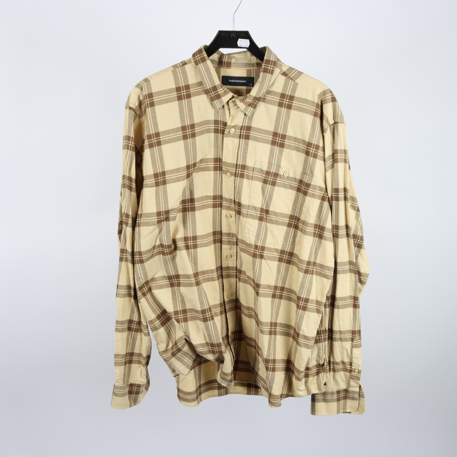 Skjorta, Peak Performance, flanell, stl. XXL