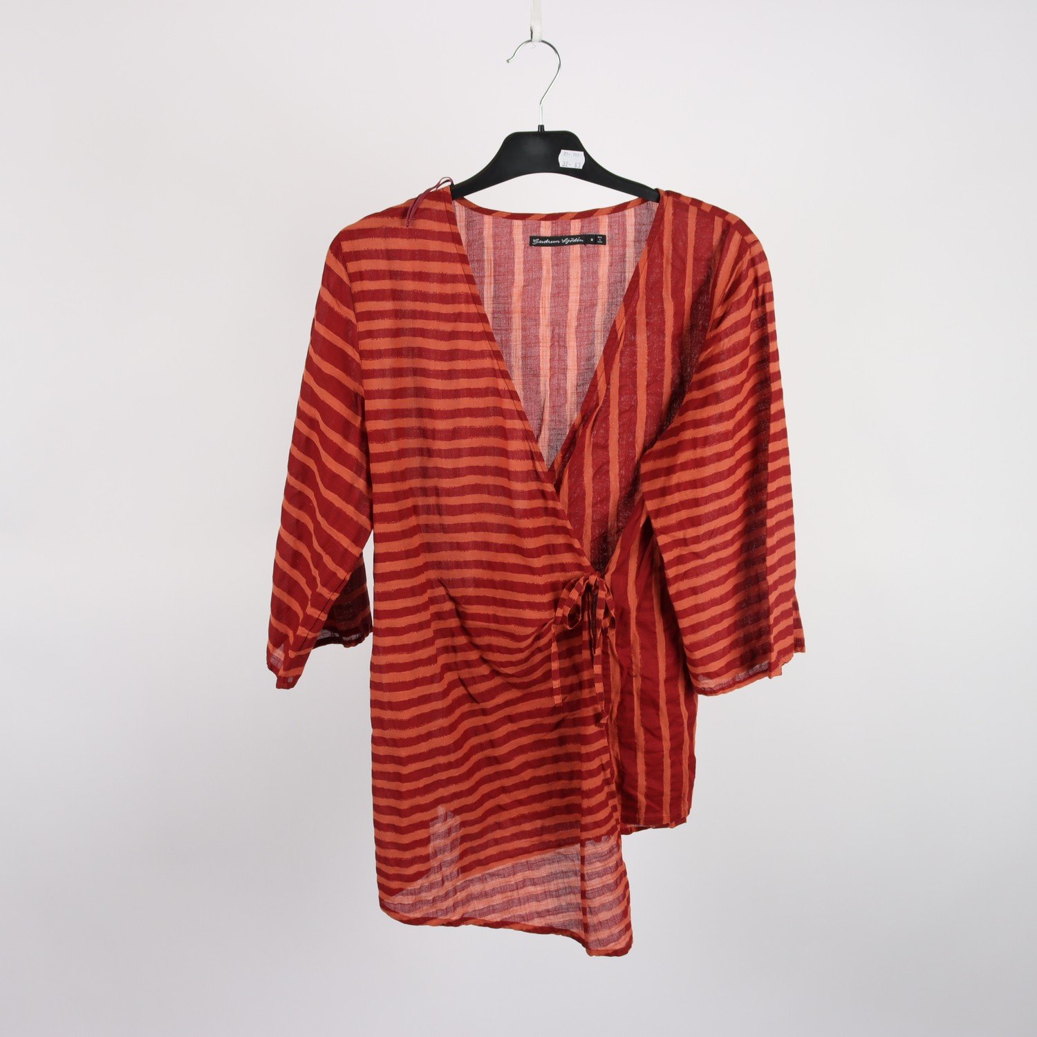 Blus, Gudrun Sjödén, 100% bomull, randig, stl. M