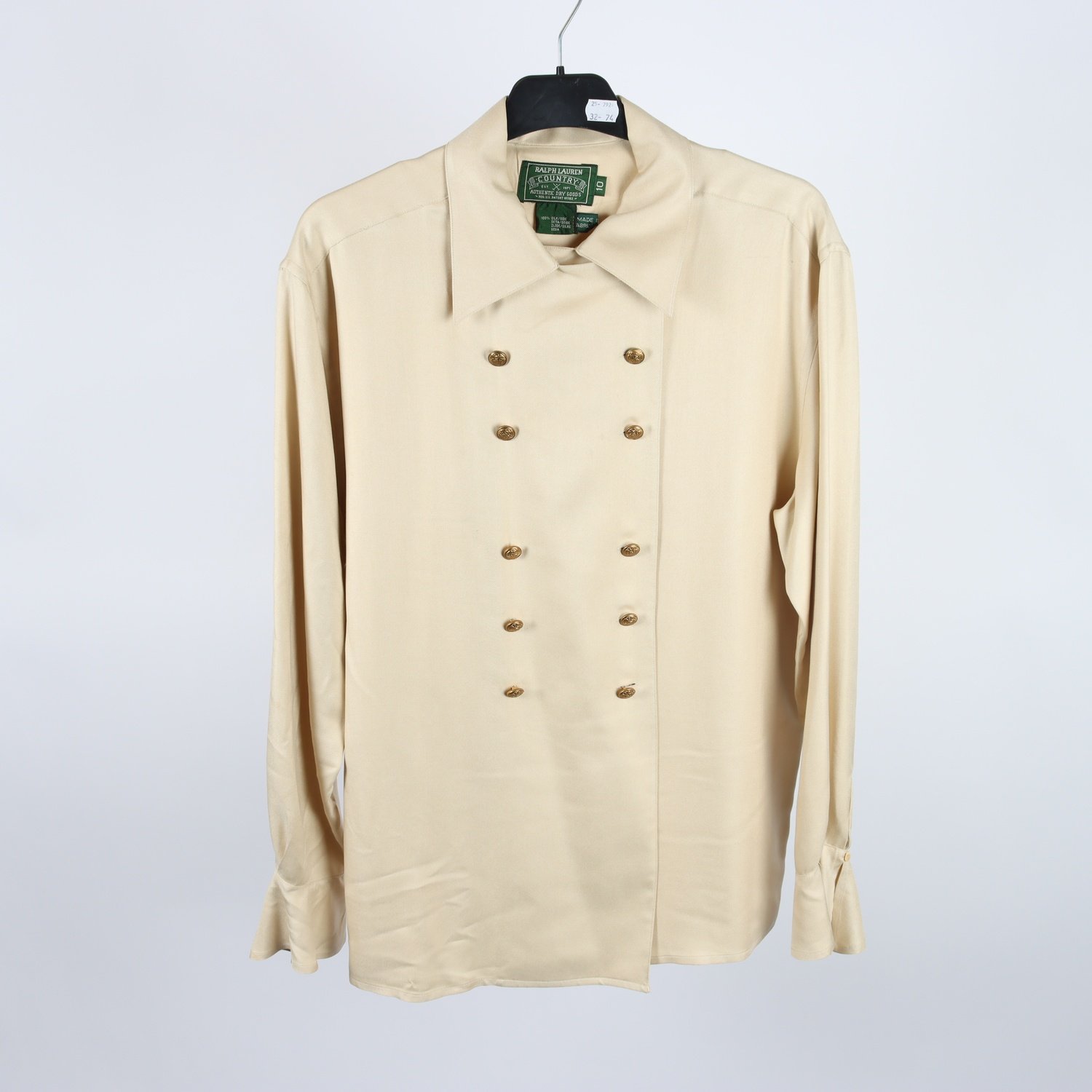 Blus, Ralph Lauren Country, 100% siden, vintage, stl. M