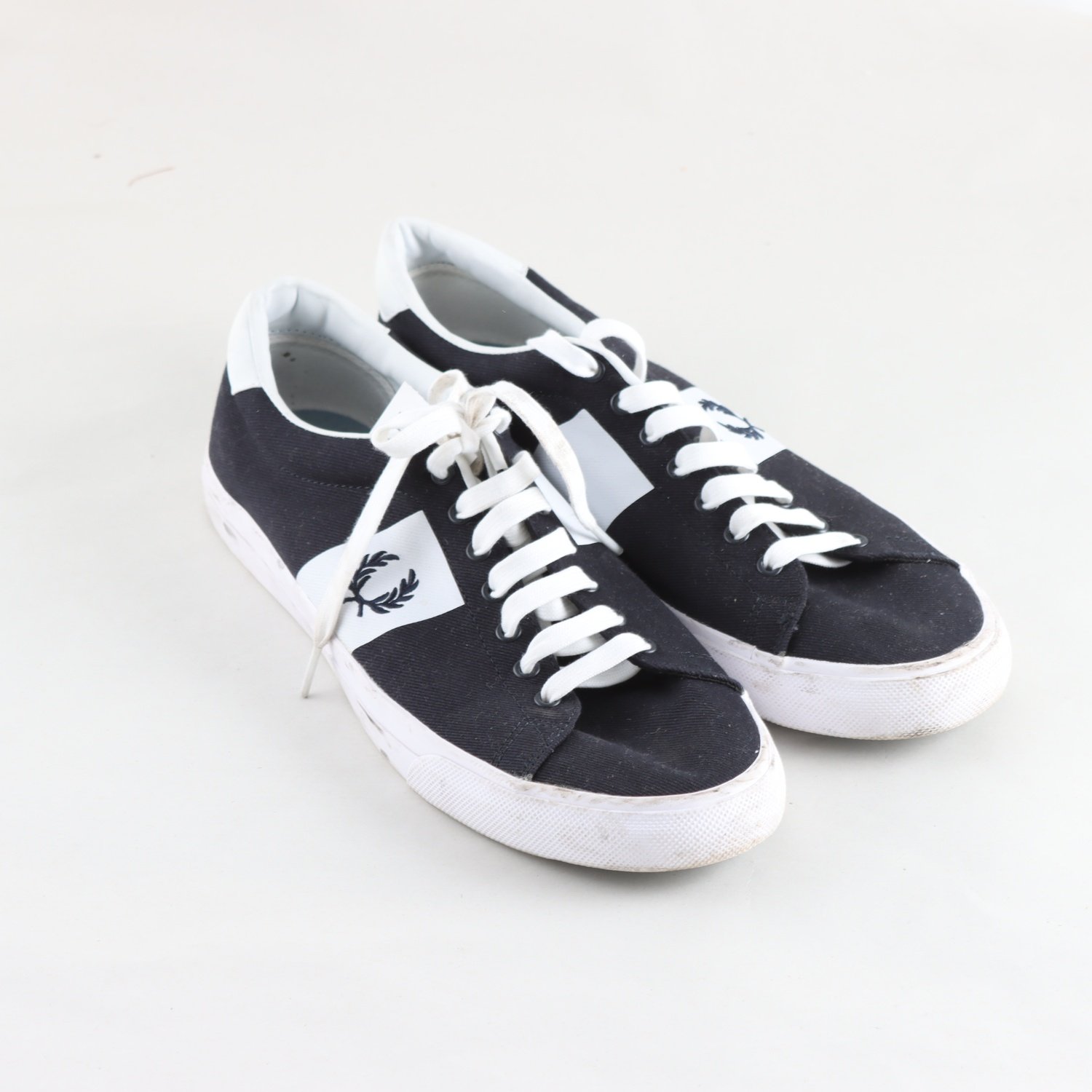 Sneakers, Fred Perry, svart, vit, stl. 45.