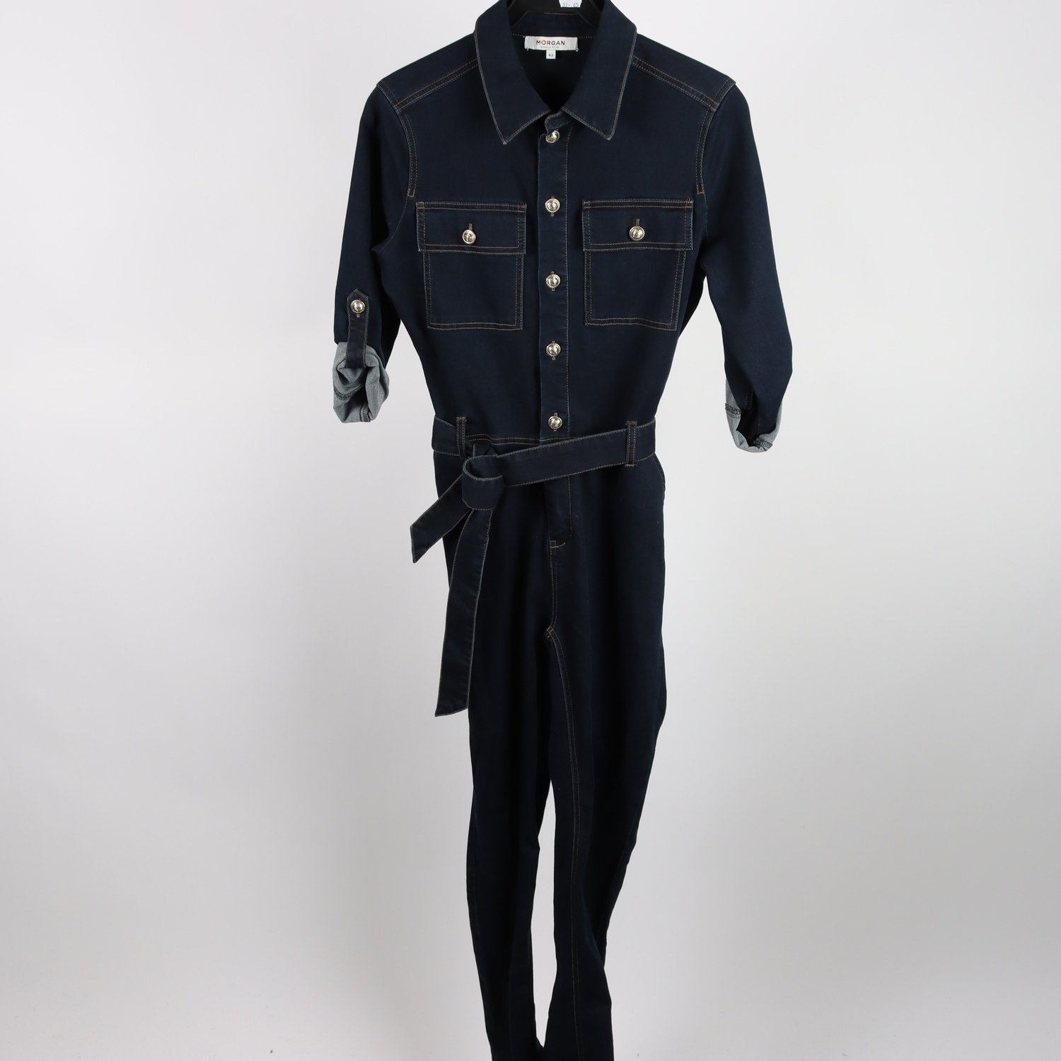 Byxdräkt, Morgan, jeans, stl. 42
