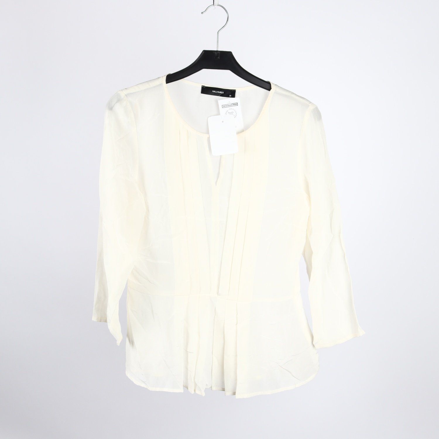 Blus, Hallhuber, off-white, stl. 34
