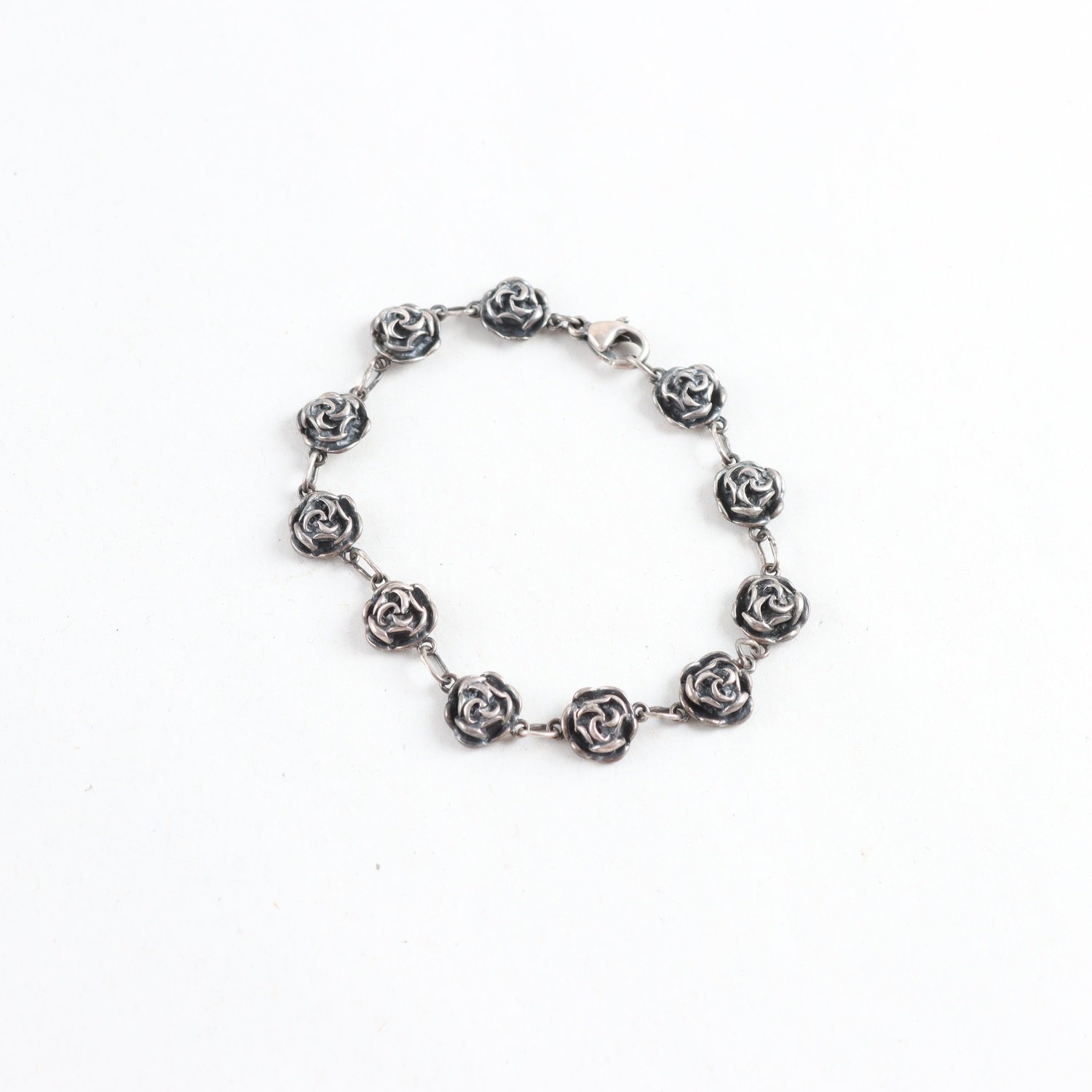 Armband, rosor, silver 830, vintage.