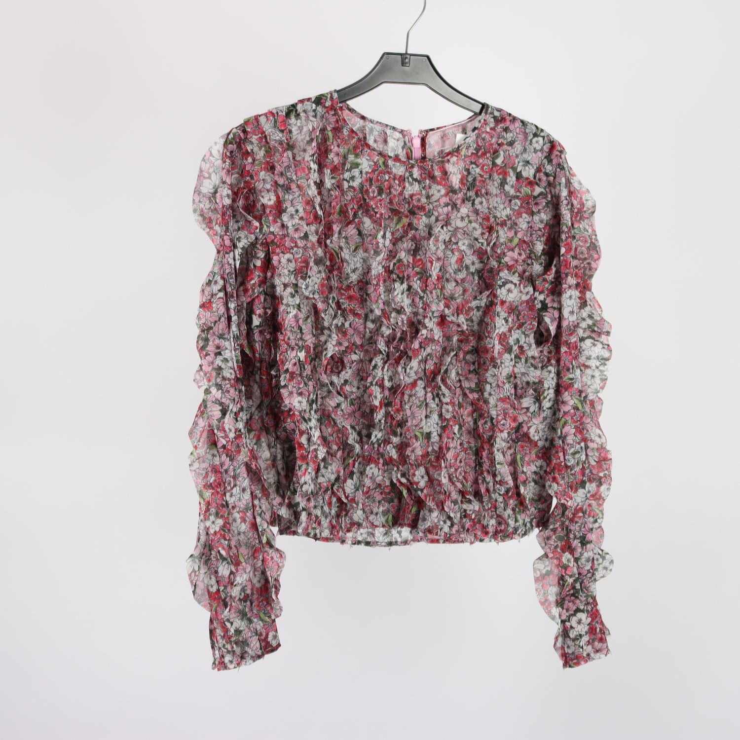 Blus, H&M X Giambattista Valli, blommig, stl. 40