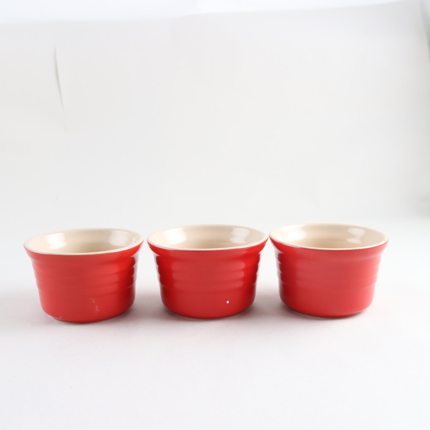 Formar, Le Creuset, röda, 3 st.