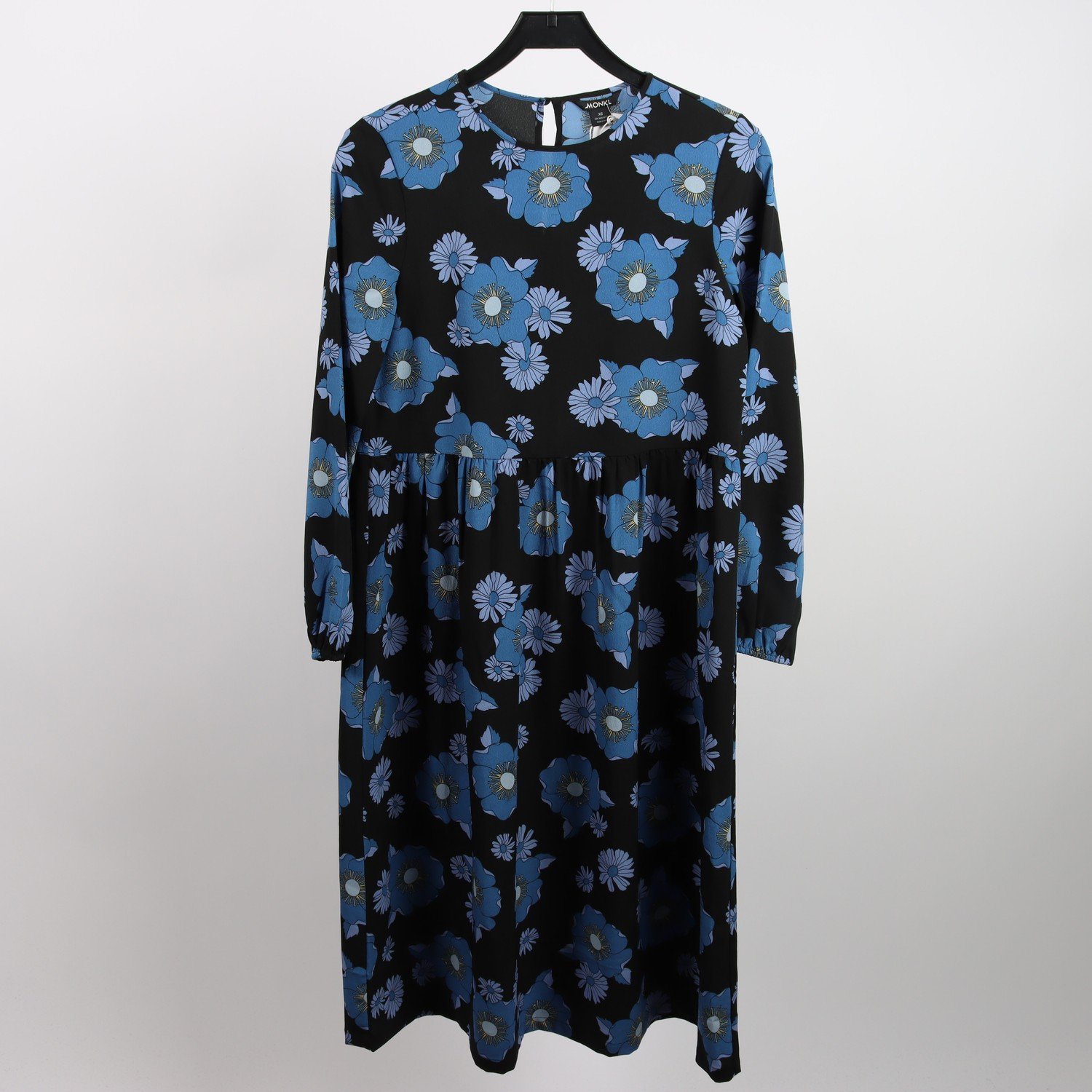 Klänning, Monki, blommig, stl. XS