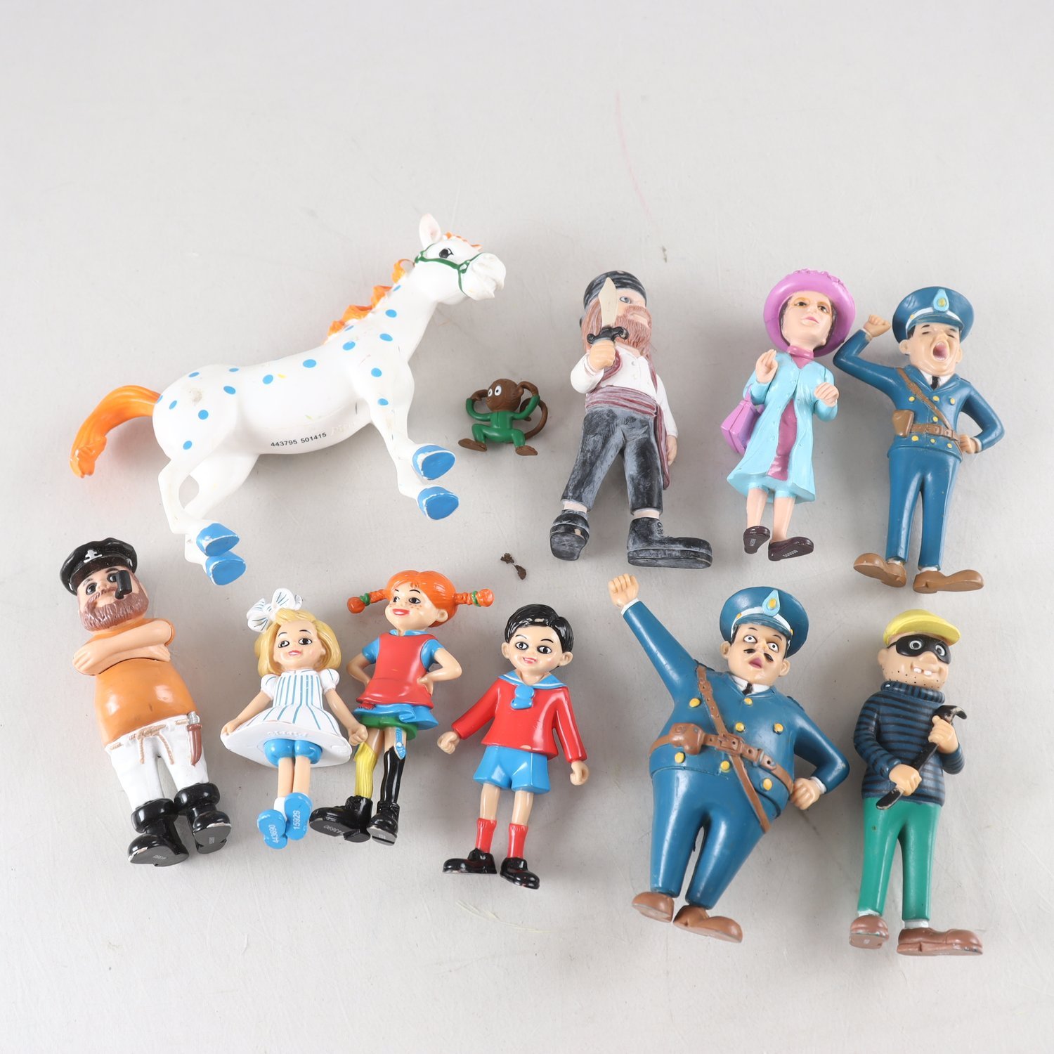 Figurer, Pippi Långstrump, blandat.