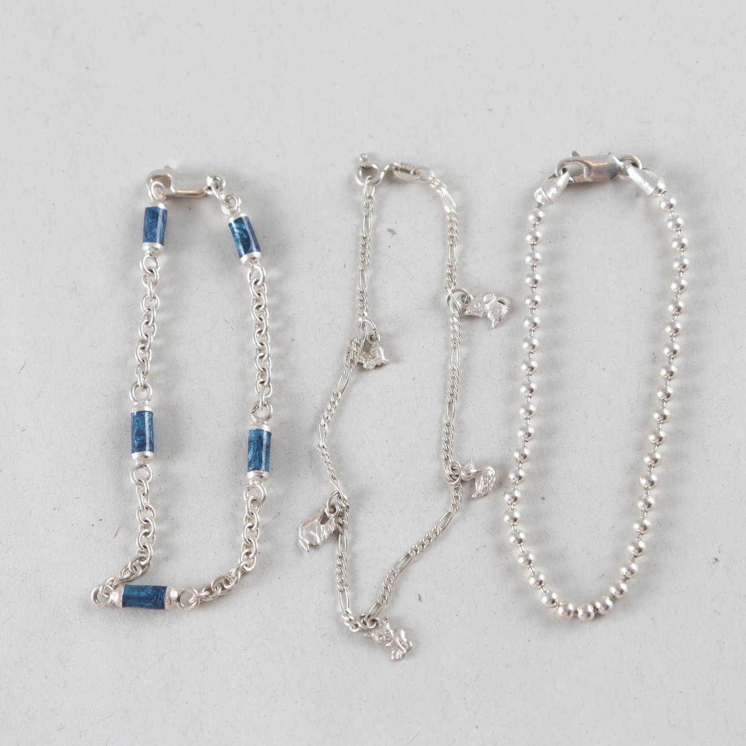 Armband, Silver, 3st, Brv: 12,9g