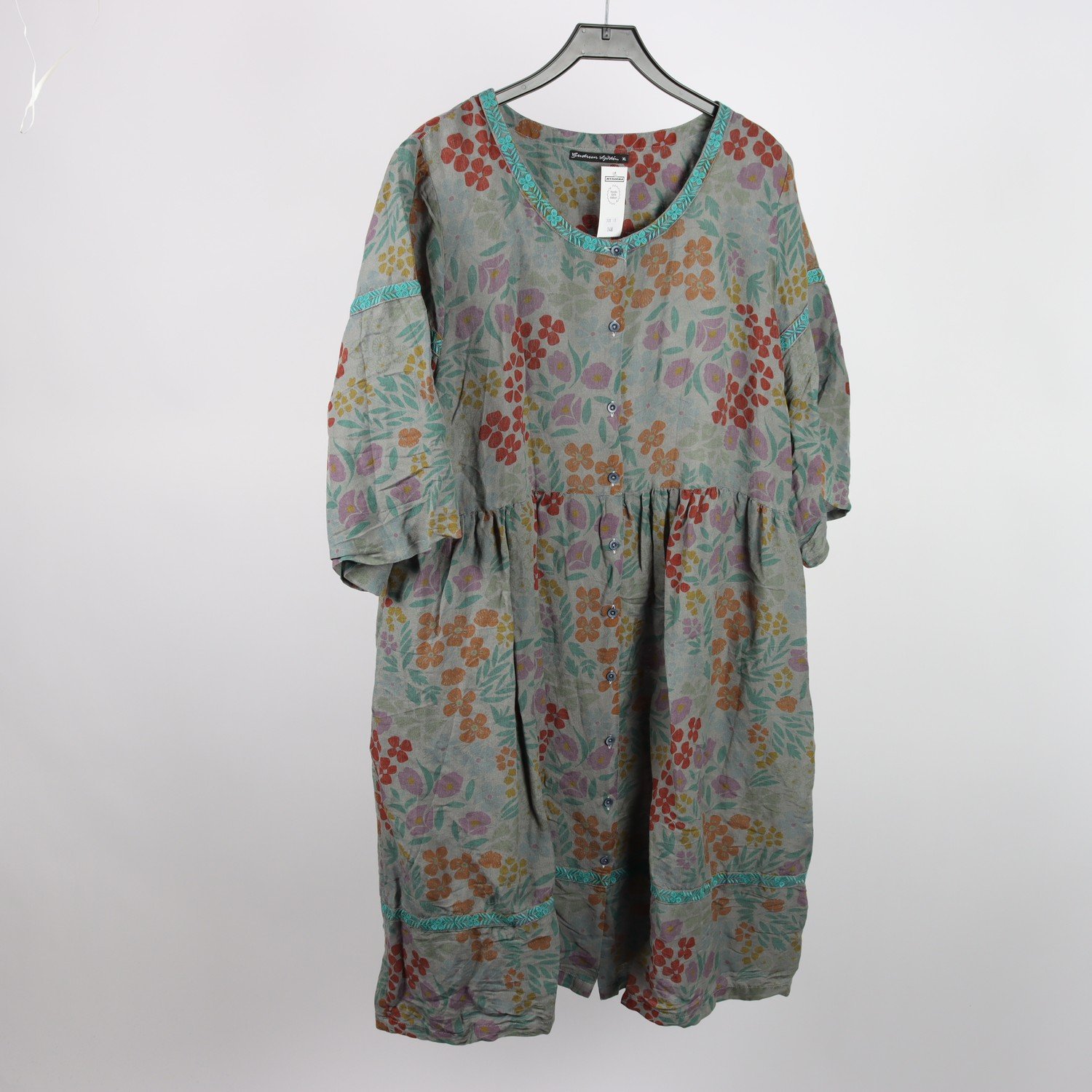 Klänning, Gudrun Sjödén, mönstrad, stl. XL
