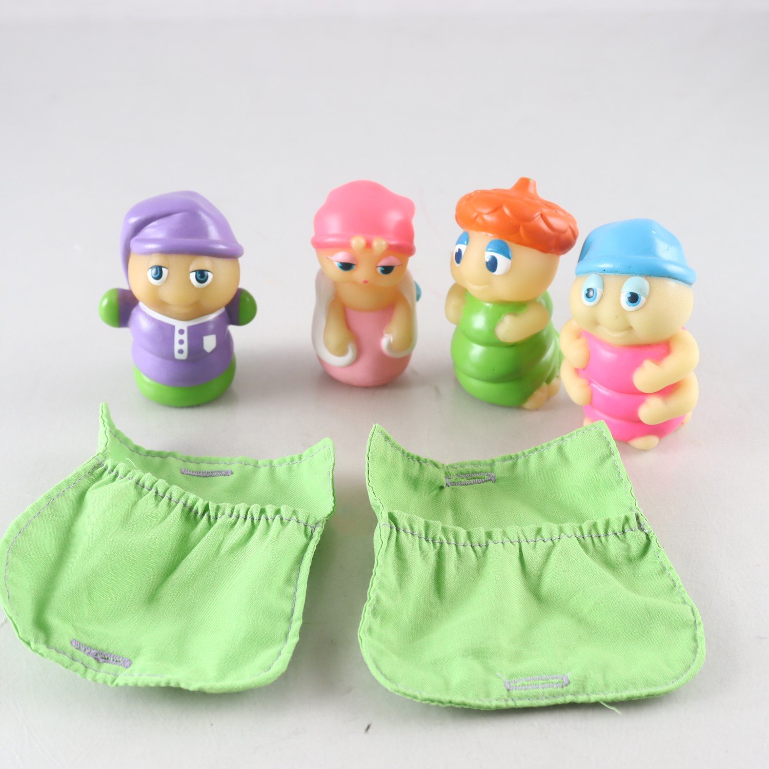 Figurer, Playscool 1986, 4st, självlysande.