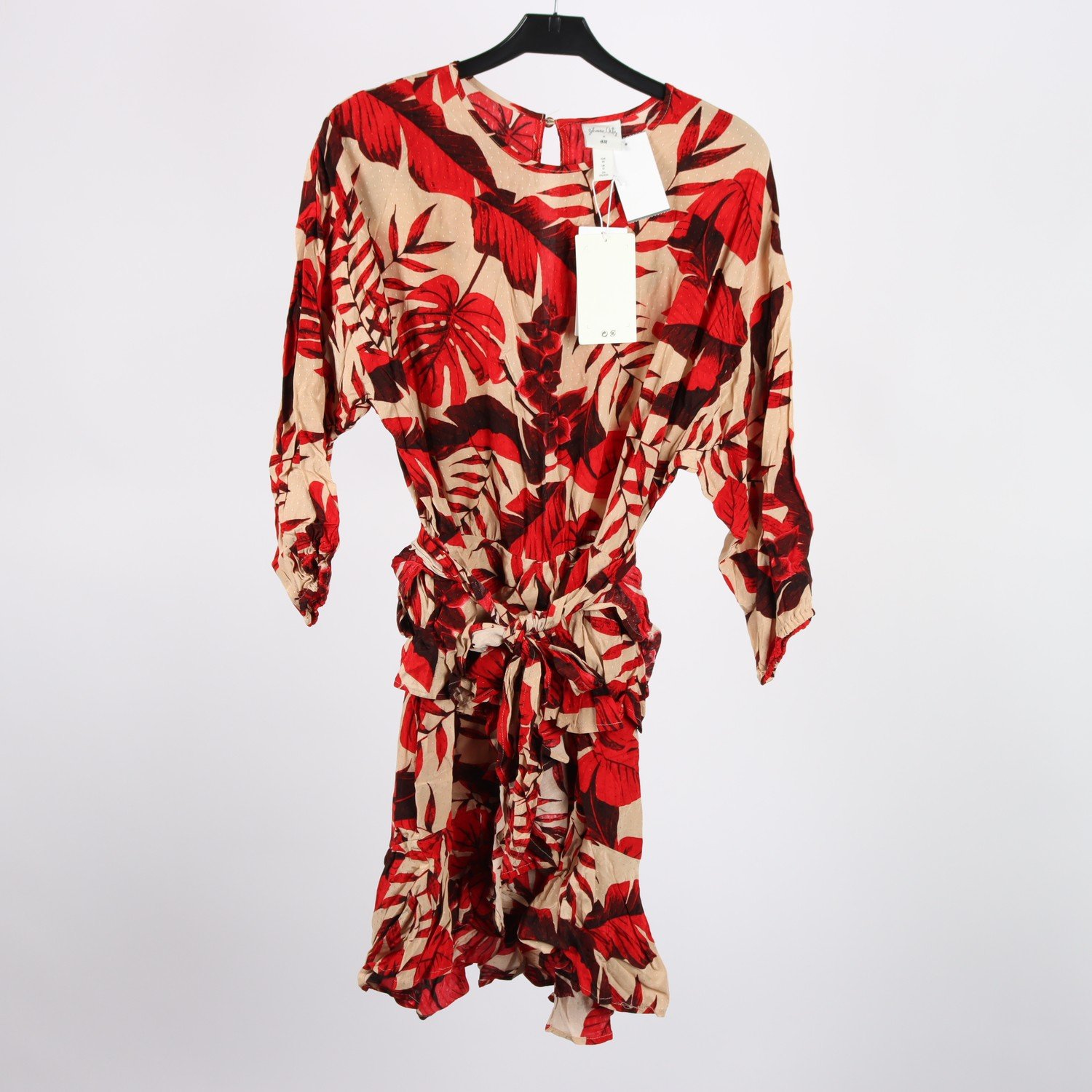 Klänning, H&M x Johanna Ortiz, blommig, stl. 40