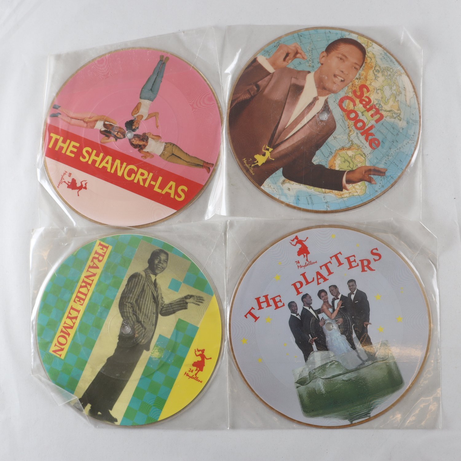 Singel Picture Disc: The Shangri-Las, Sam Cooke, Frankie Lymon, The Platters