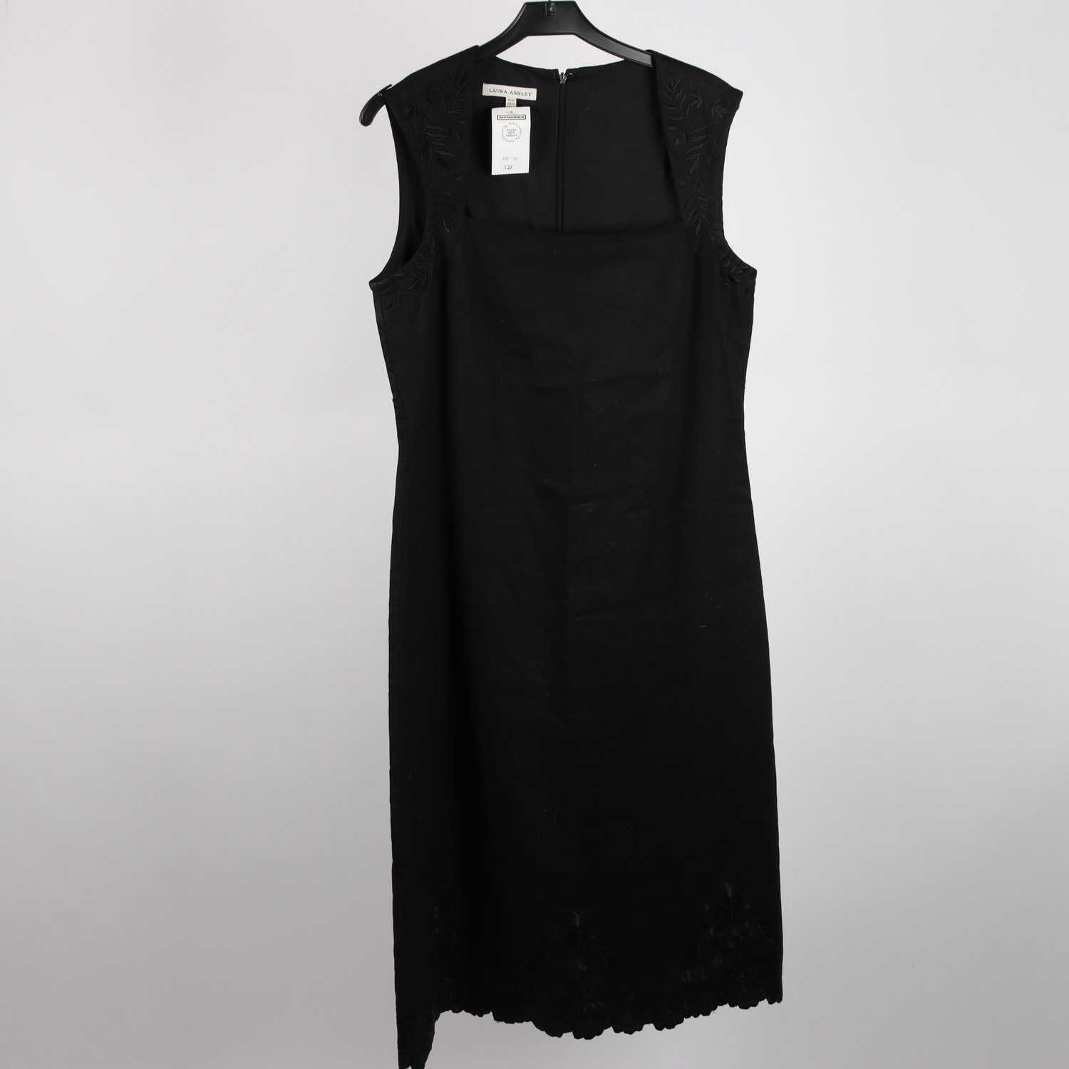 Klänning, Laura Ashley, svart, stl. 38