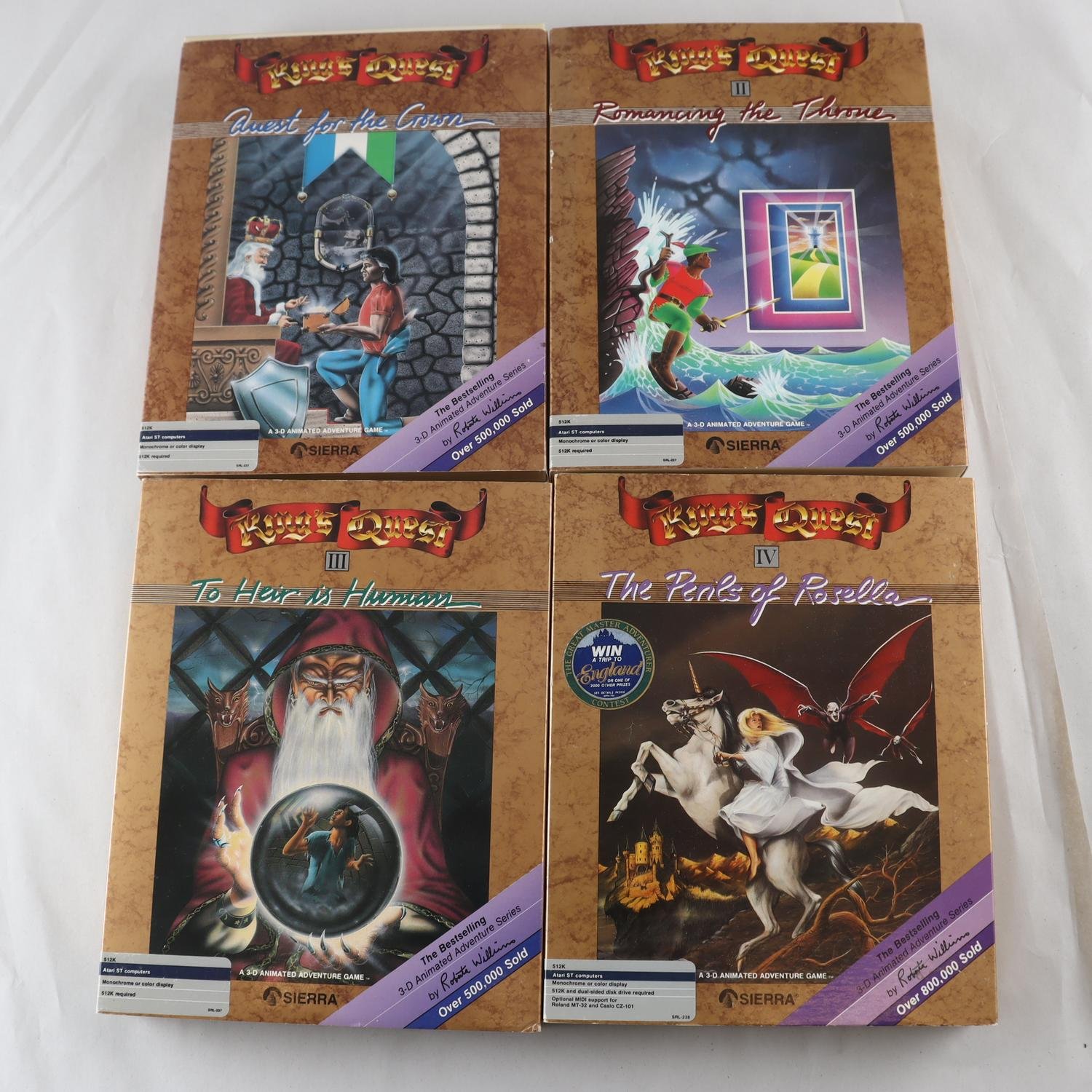 Spel King’s Quest 1-4 Samfraktas ej