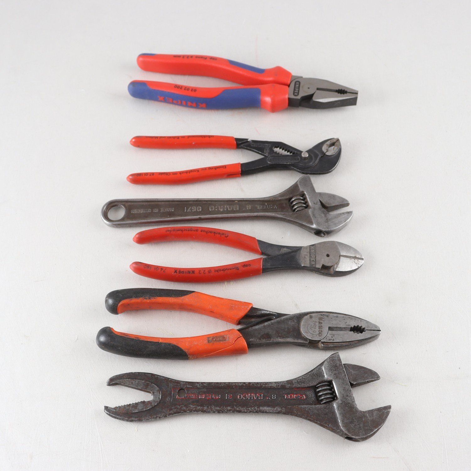 Tänger, Bahco / knipex, blandat.