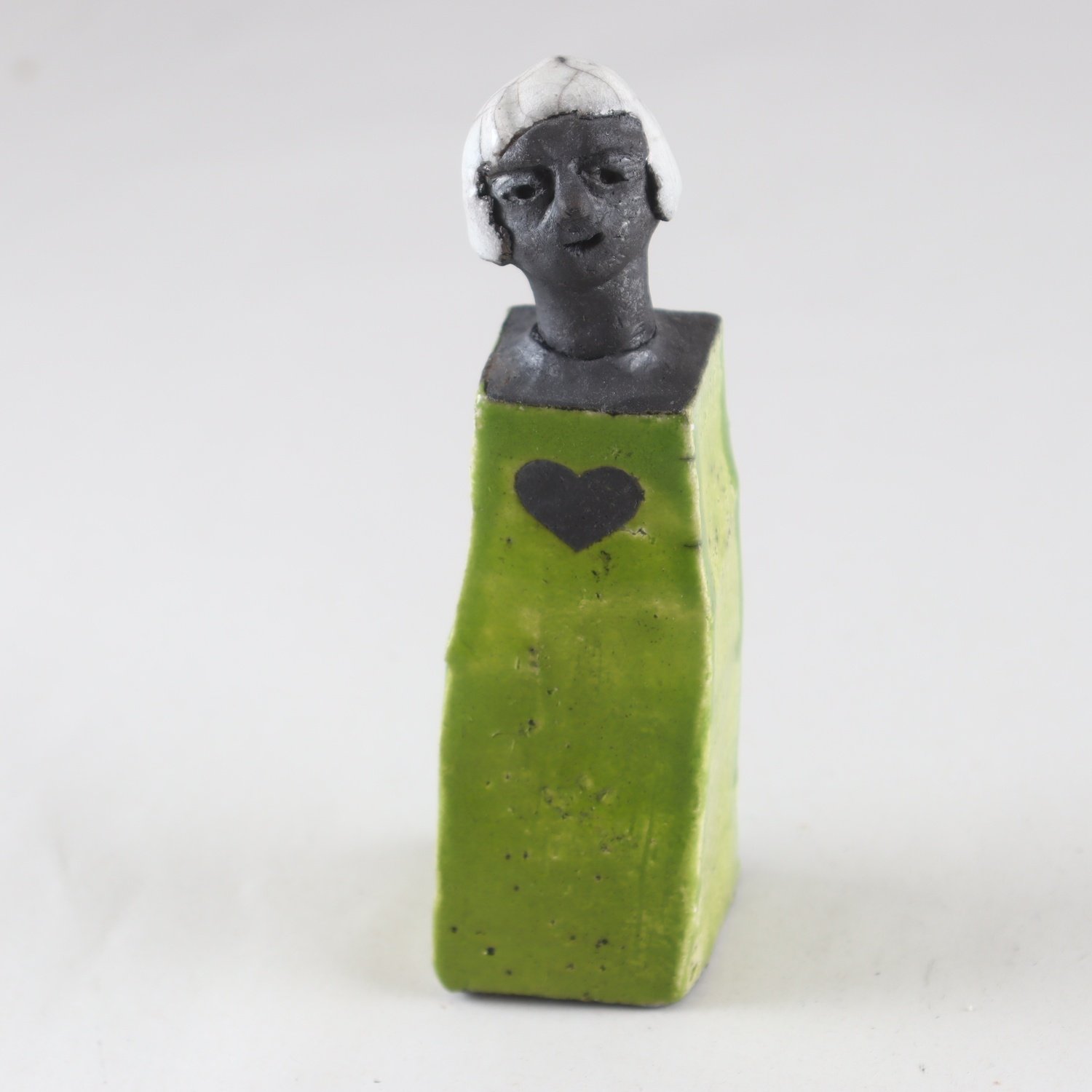 Skulptur, rakukeramik, Meith Fagerqvist
