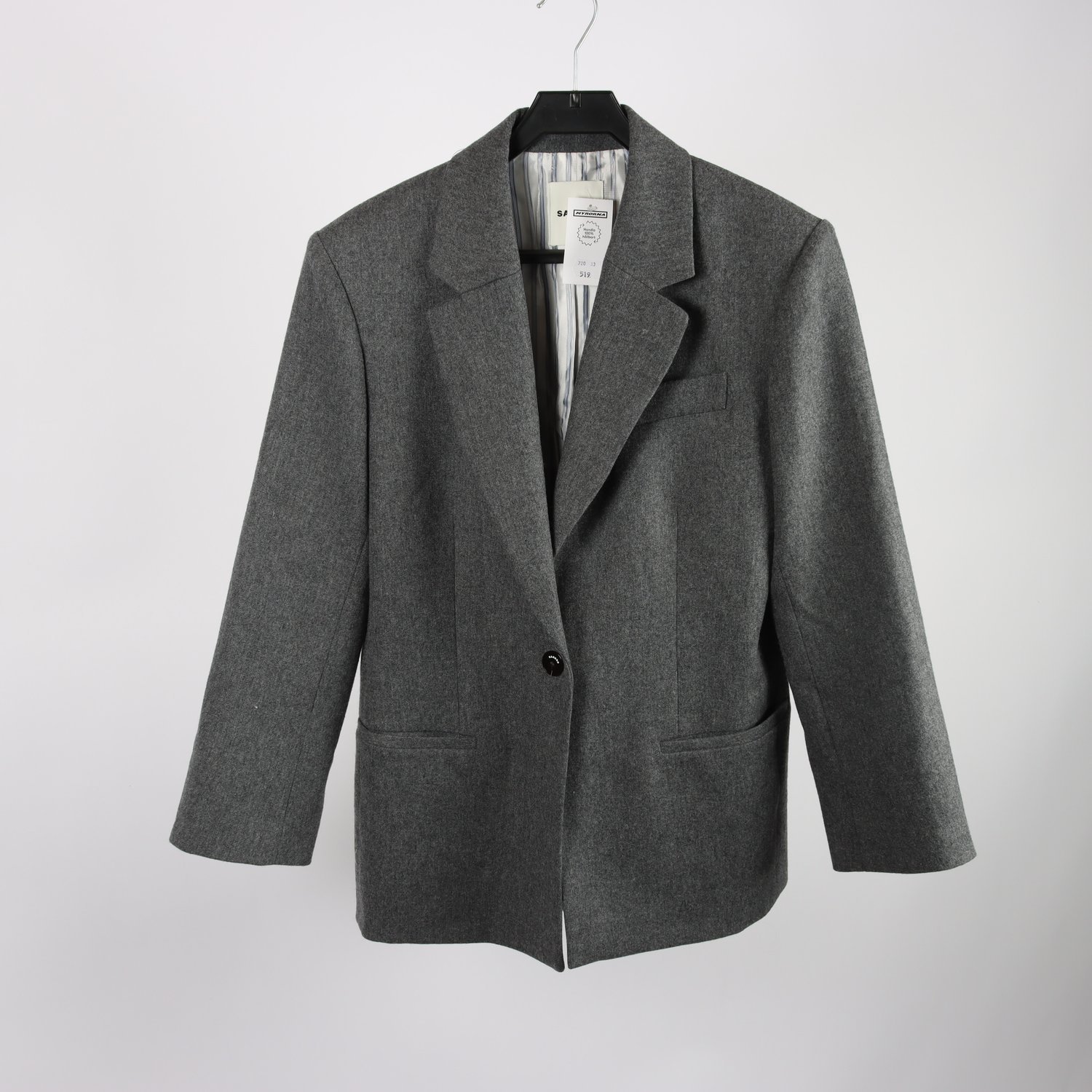 Kavaj, Sandro Paris, grå, stl. 38