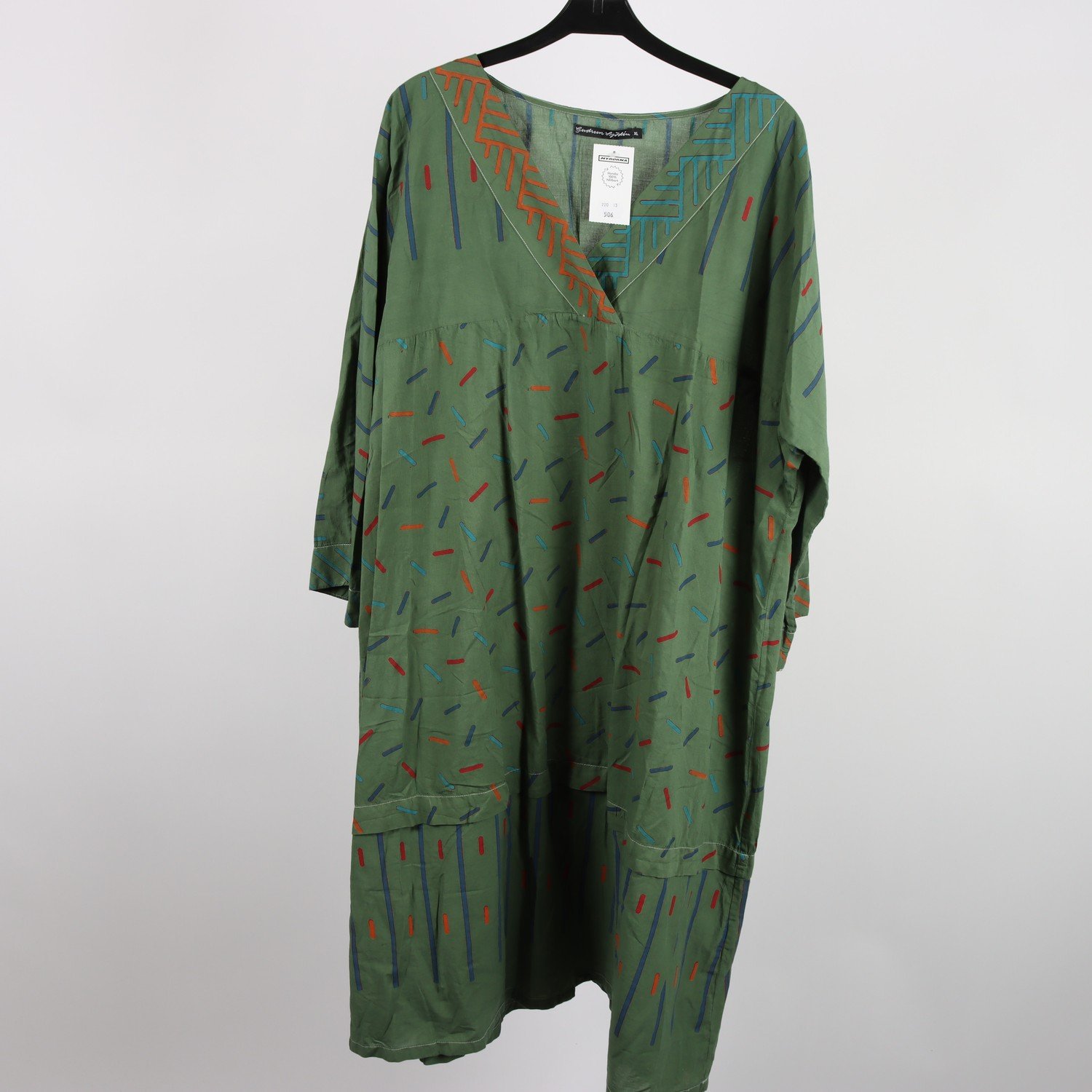 Klänning, Gudrun Sjödén, mönstrad, stl. XL