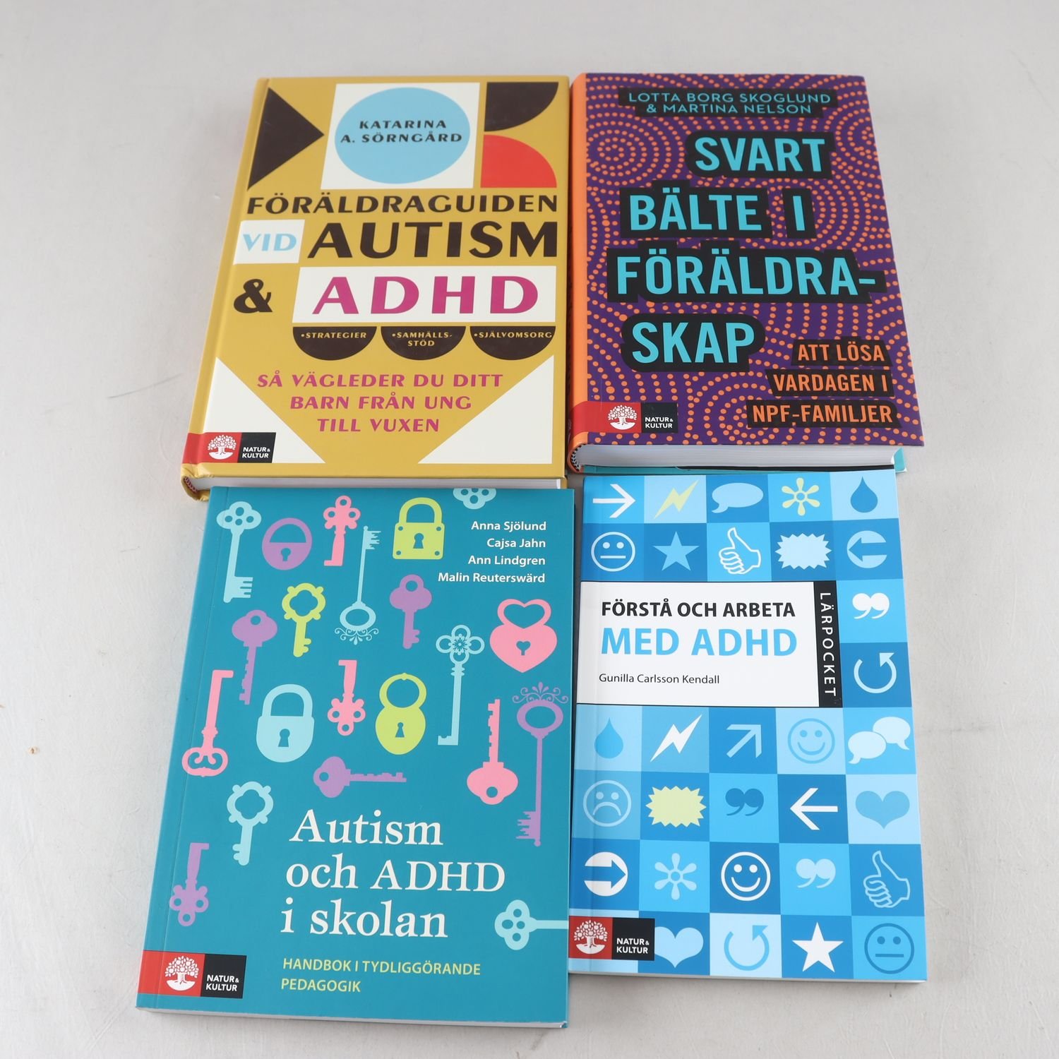 Autism och ADHD hos barn, bokpaket med 4 volymer