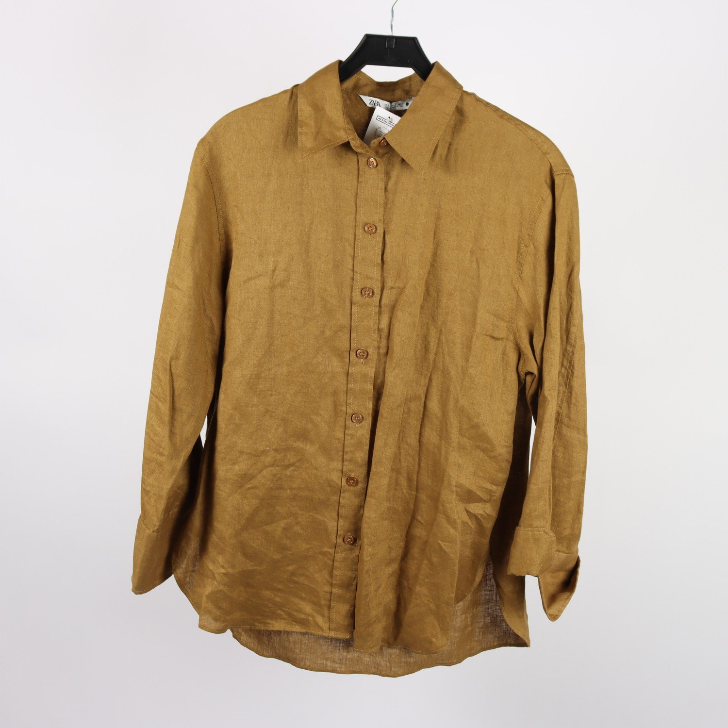 Blus, Zara, brun, stl. S