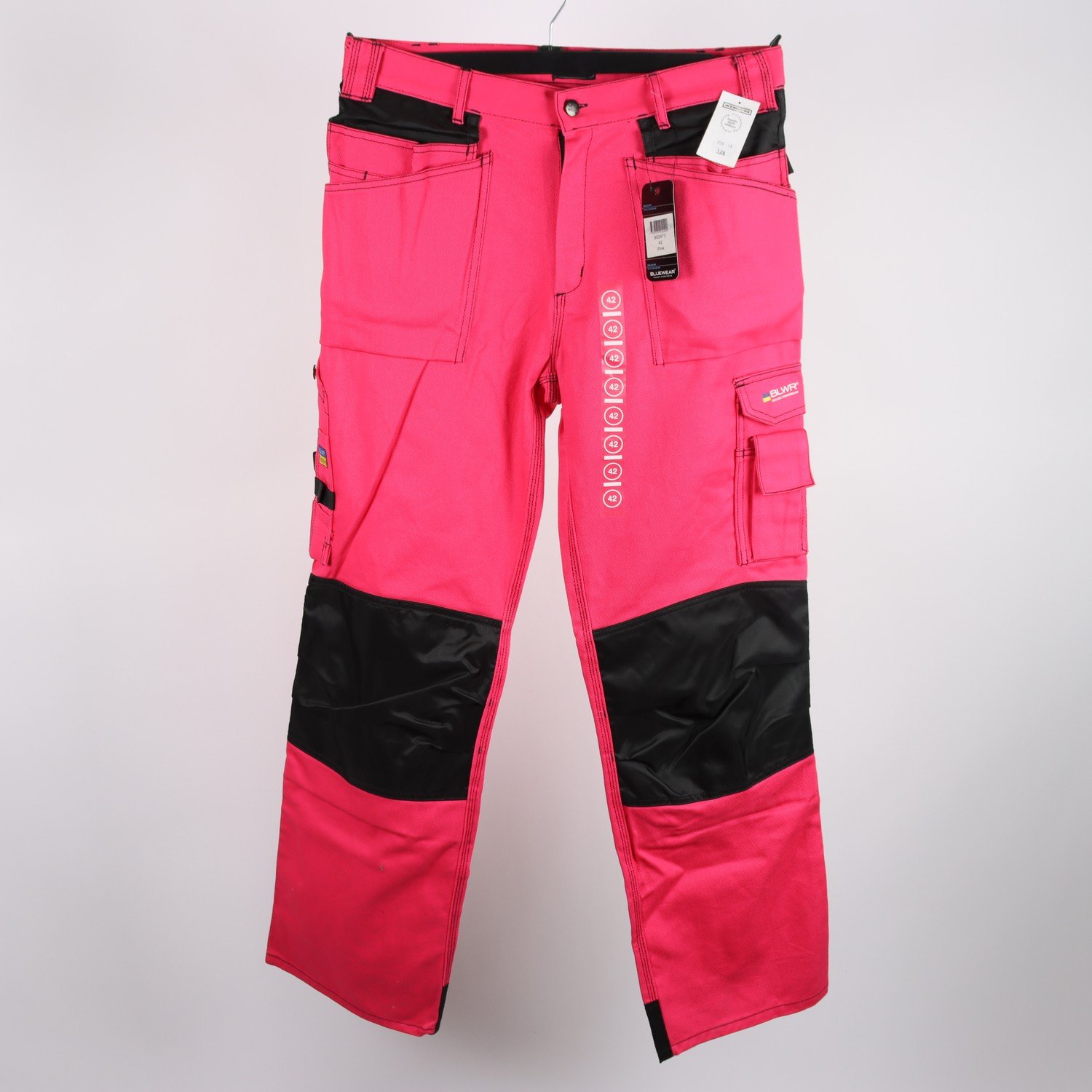 Arbetsbyxor, Bluewear, rosa, stl. 42