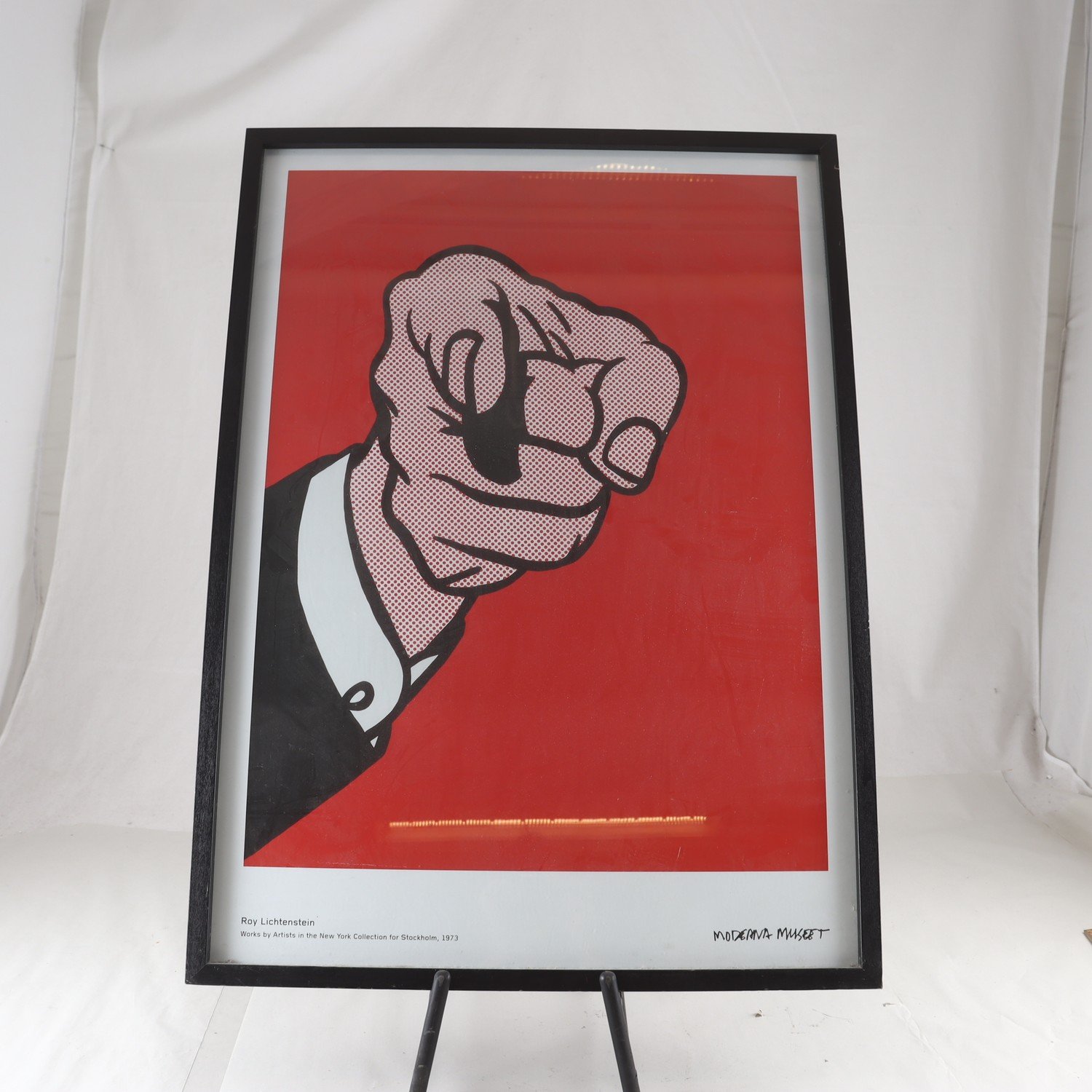 Inramad affisch, Roy Lichtenstein, Moderna museet, 1973. Endast avhämtning