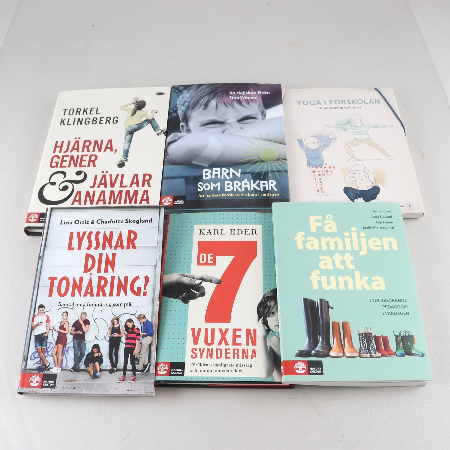 Barn- och ungdomspedagogik, bokpaket med 6 volymer