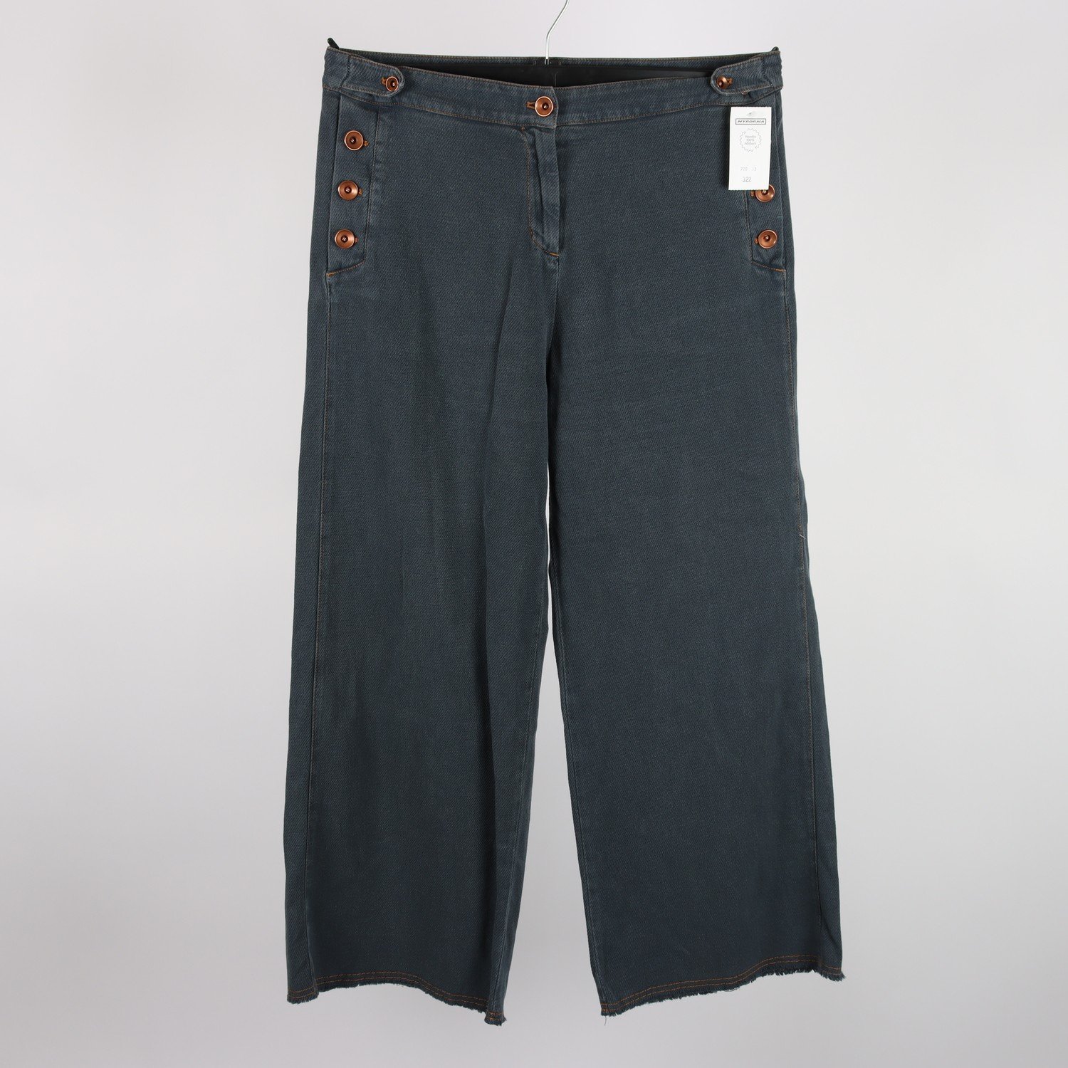Byxor, Claes Göran, blå grå, stl. 2 (M)